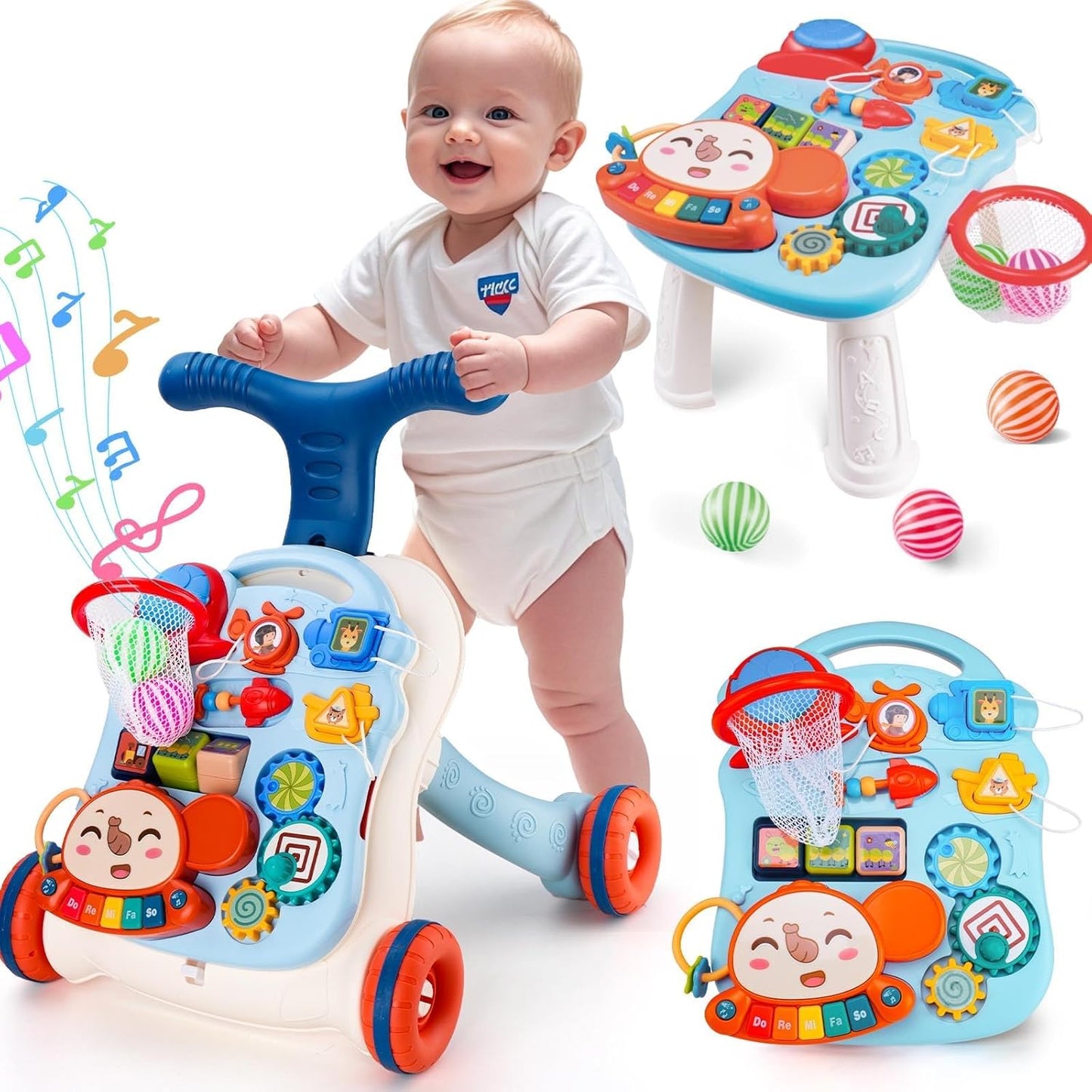 3-in-1 Baby Walker - Teach Your Toddler to Walk with Ease!