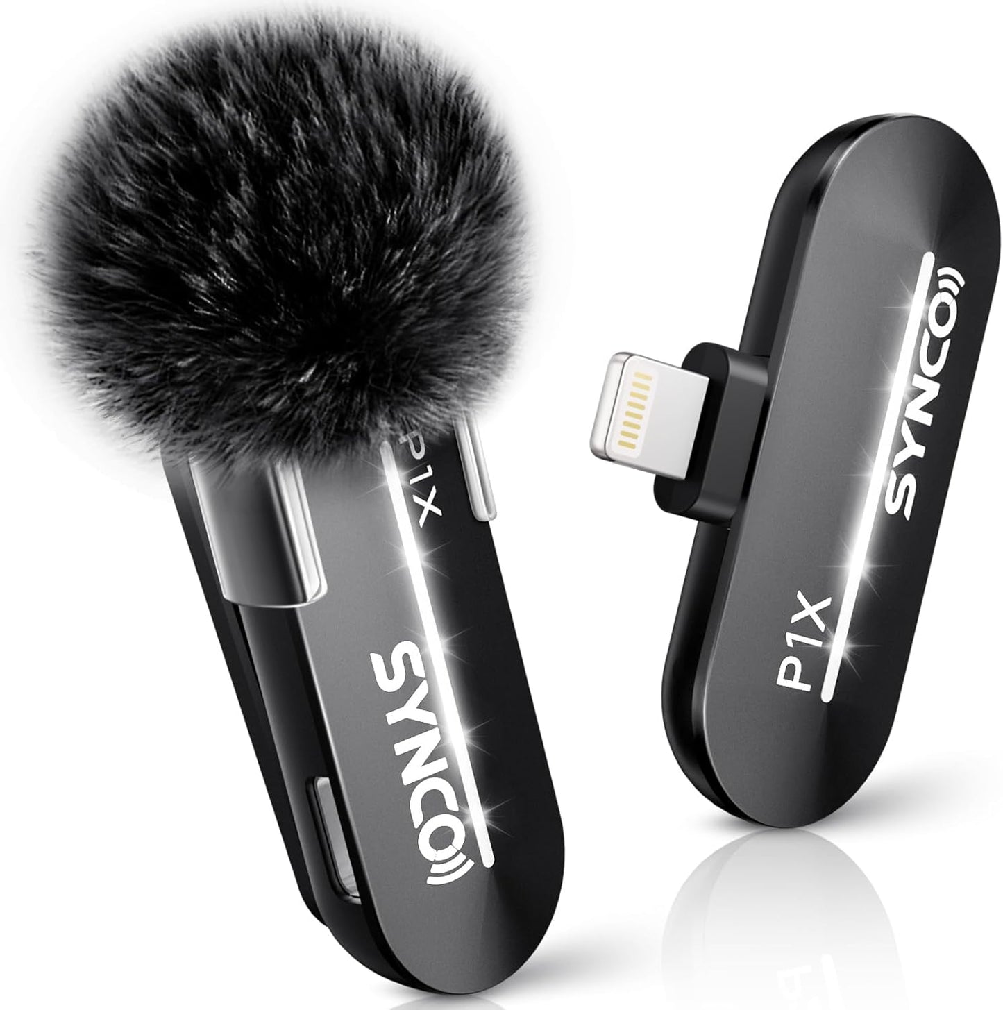 SYNCO Wireless Lavalier Microphone for iPhone 14/13/12/11/SE
