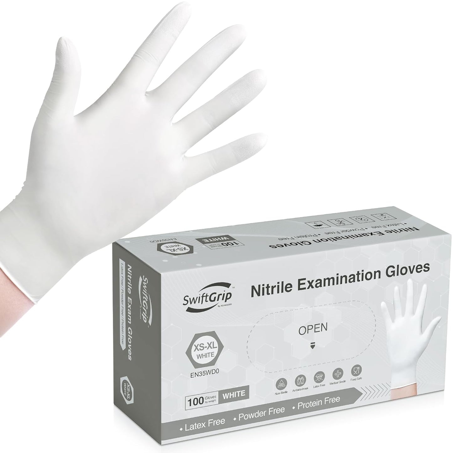 Sterile Food-Safe Nitrile Gloves by Schneider