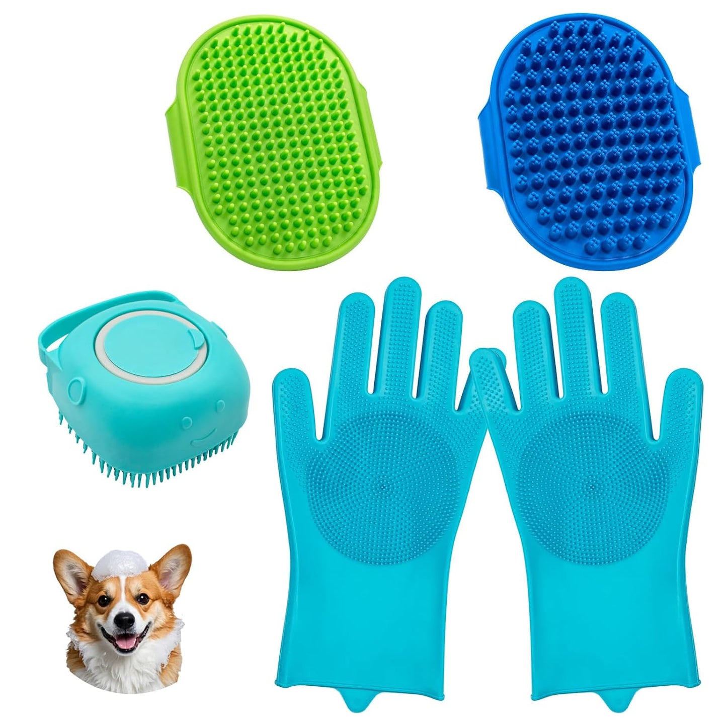 4PCS Dog Grooming Set for Happy Pups