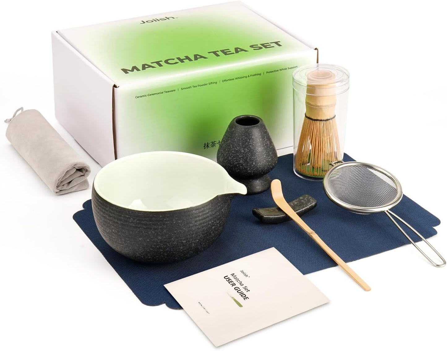 7 Pcs Matcha Kit Set for Perfect Matcha Tea Preparation