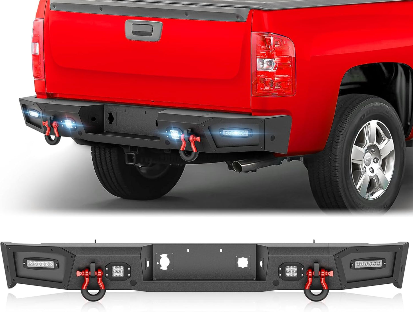 Pickup Truck Rear Step Bumper for 2011-2014 Chevy Silverado