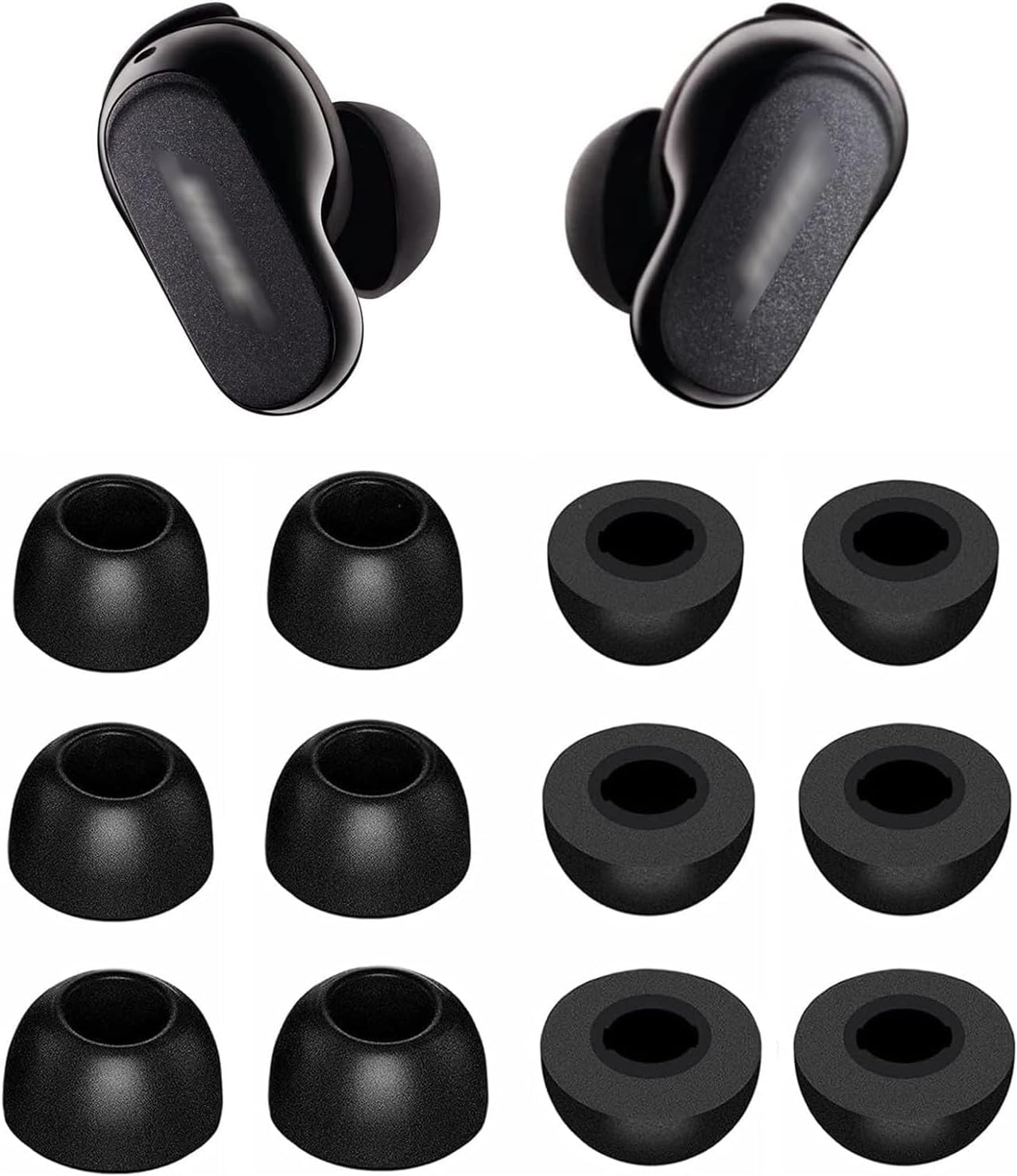 Memory Foam Ear Tips for Bose Ultra Earbuds