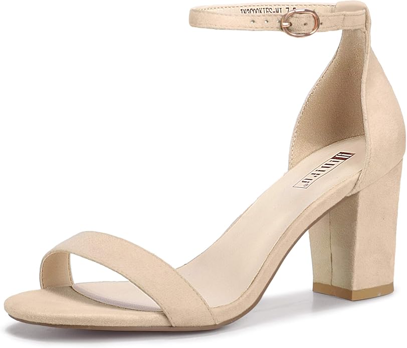IDIFU Women's 3 Inch Heel Sandals for Women - Stylish Comfort