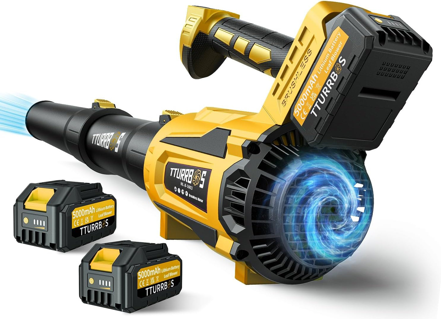 Cordless Leaf Blower with 650CFM Brushless Motor for Lawn Care