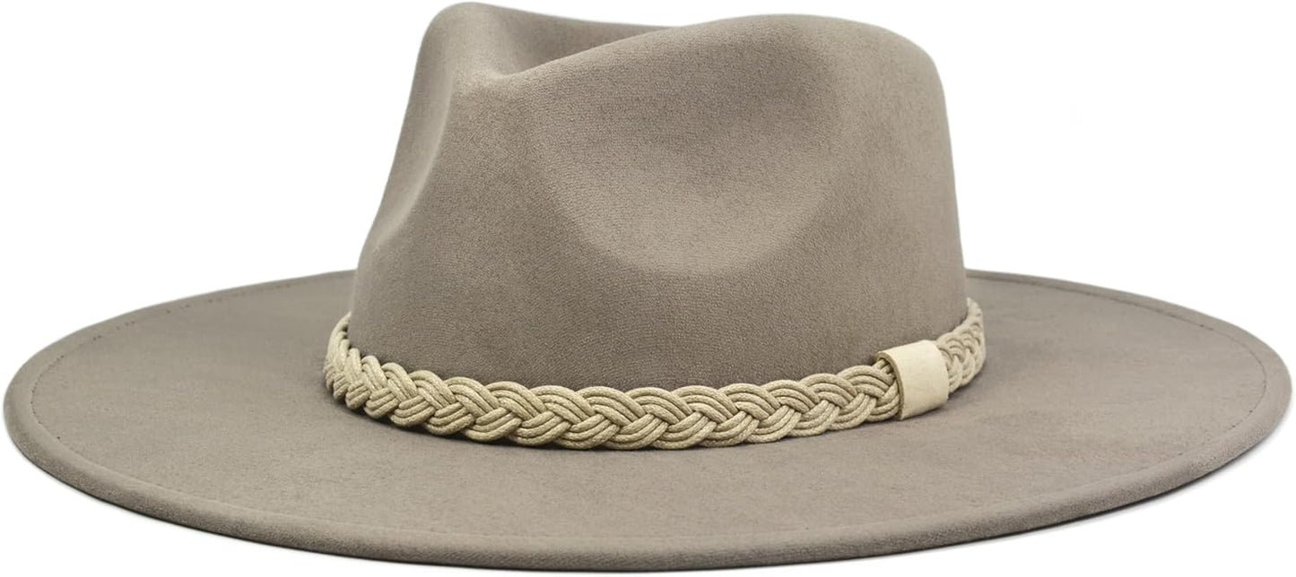 Big Wide Brim Boho Western Hat for Stylish Men and Women