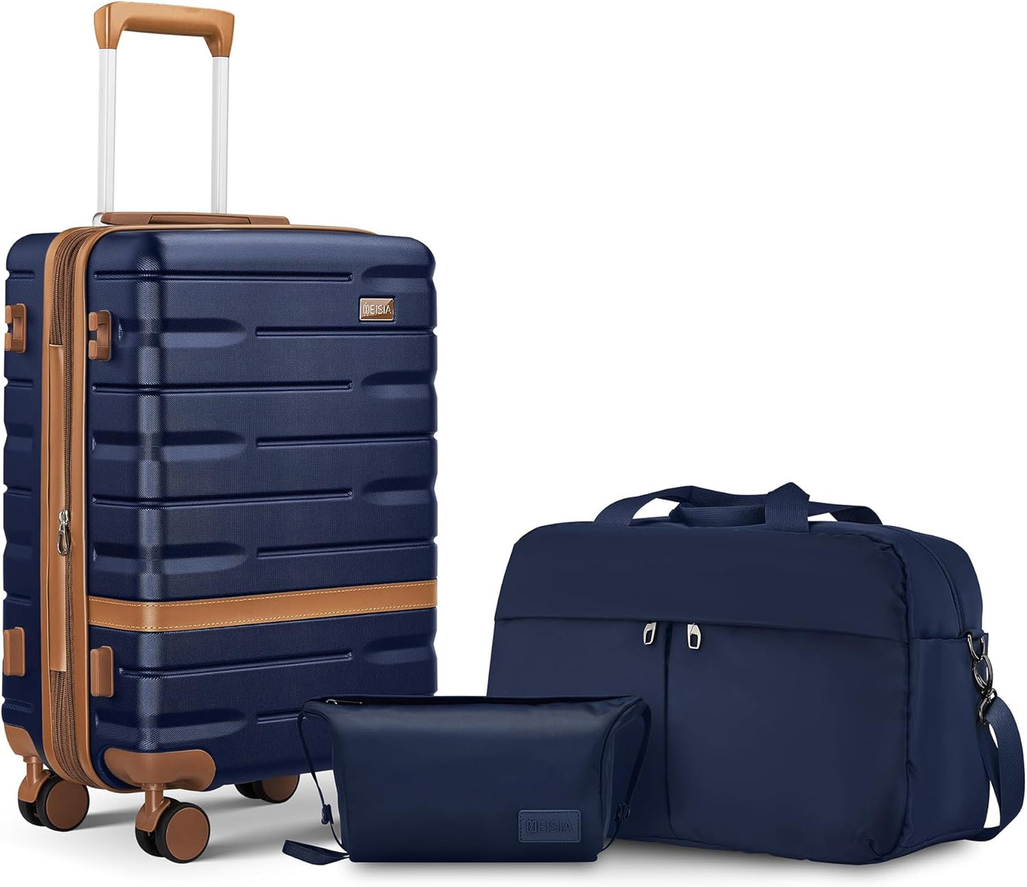 Carry On Luggage 3 Piece Lightweight Travel Set for Easy Travel