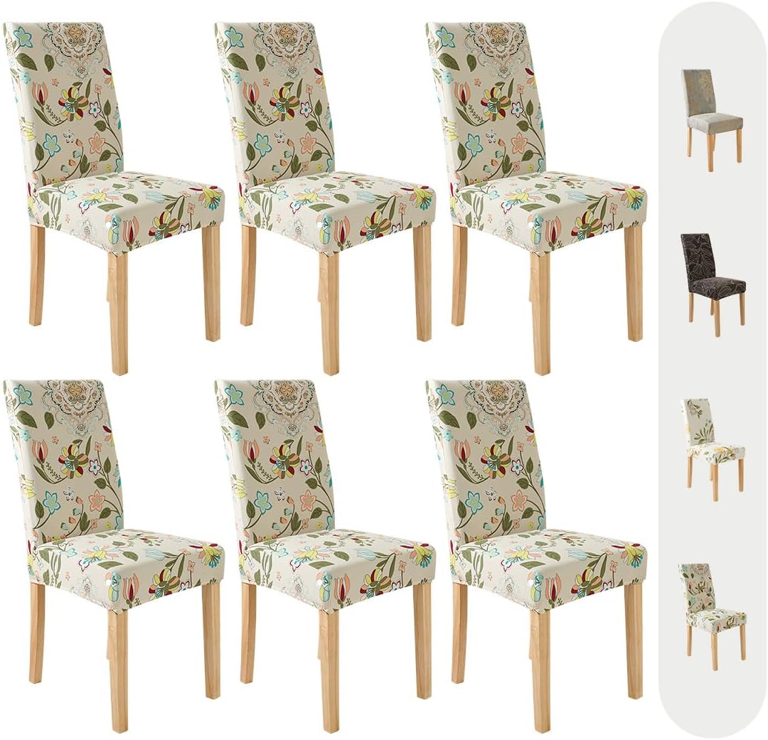 Secgo Stretch Dining Chair Covers for Home or Party - 6 Pack