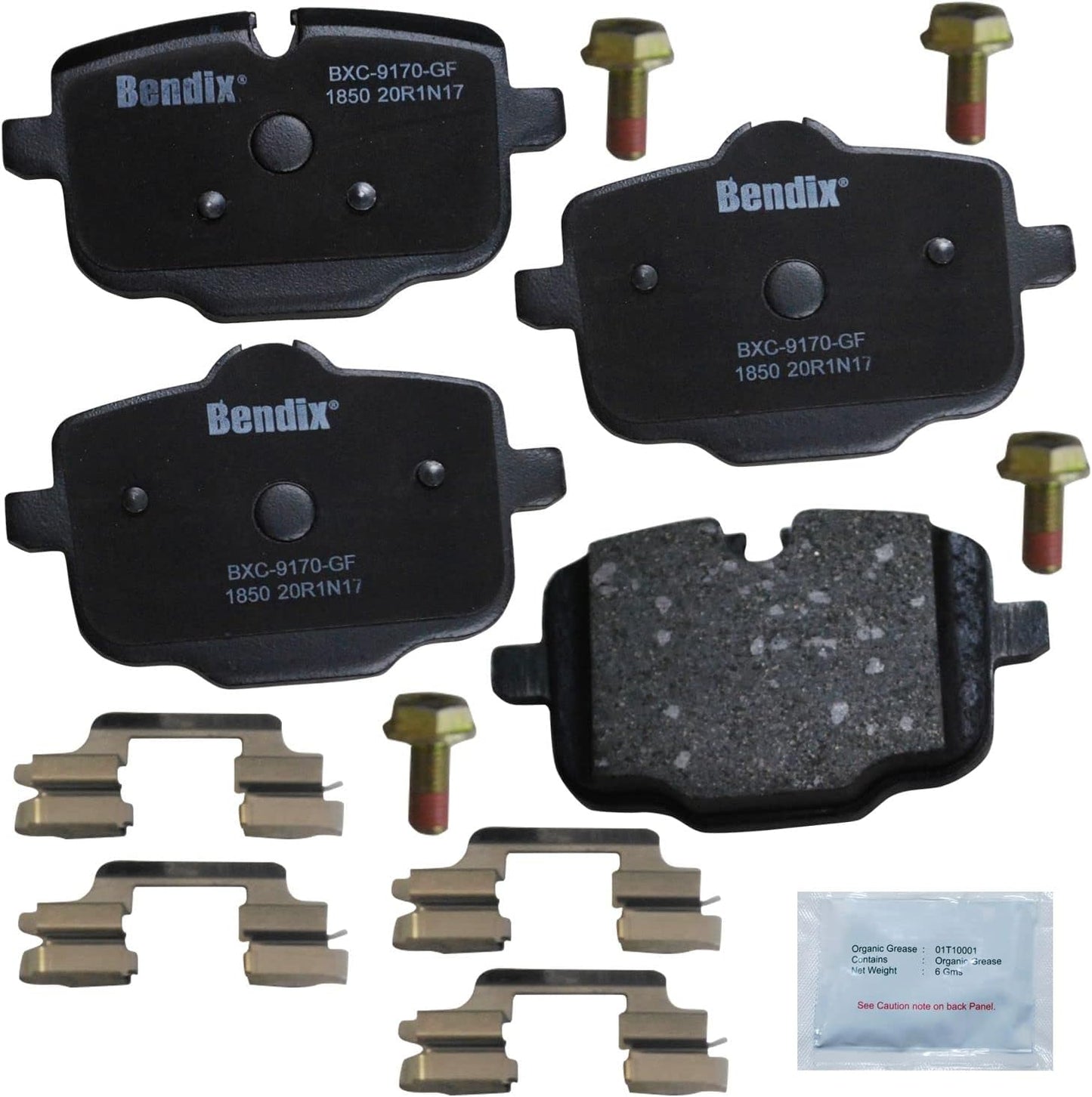 Bendix Priority1 CFC1850 Ceramic Rear Brake Pads for BMW Models