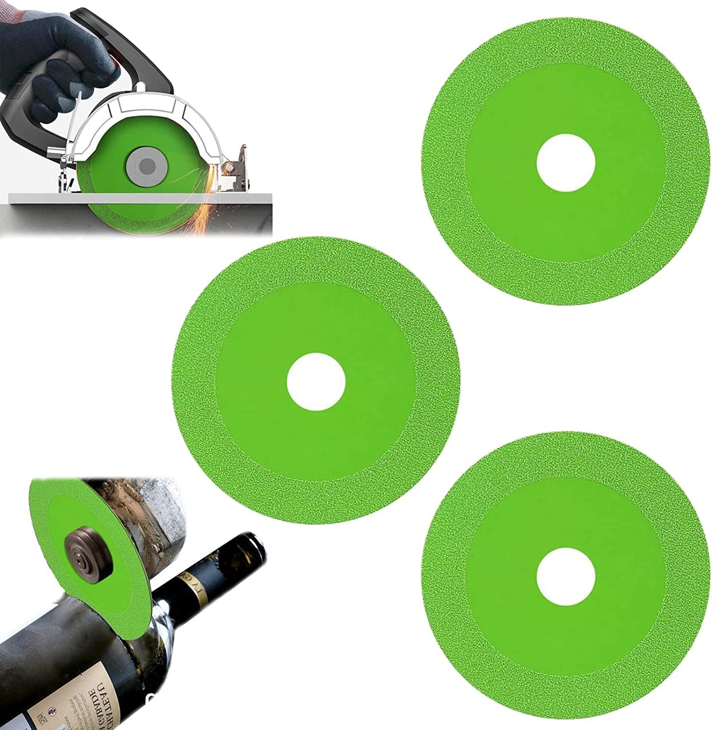 Lanmino Glass Cutting Disc Set - Precision Cutting for Glass & Ceramic