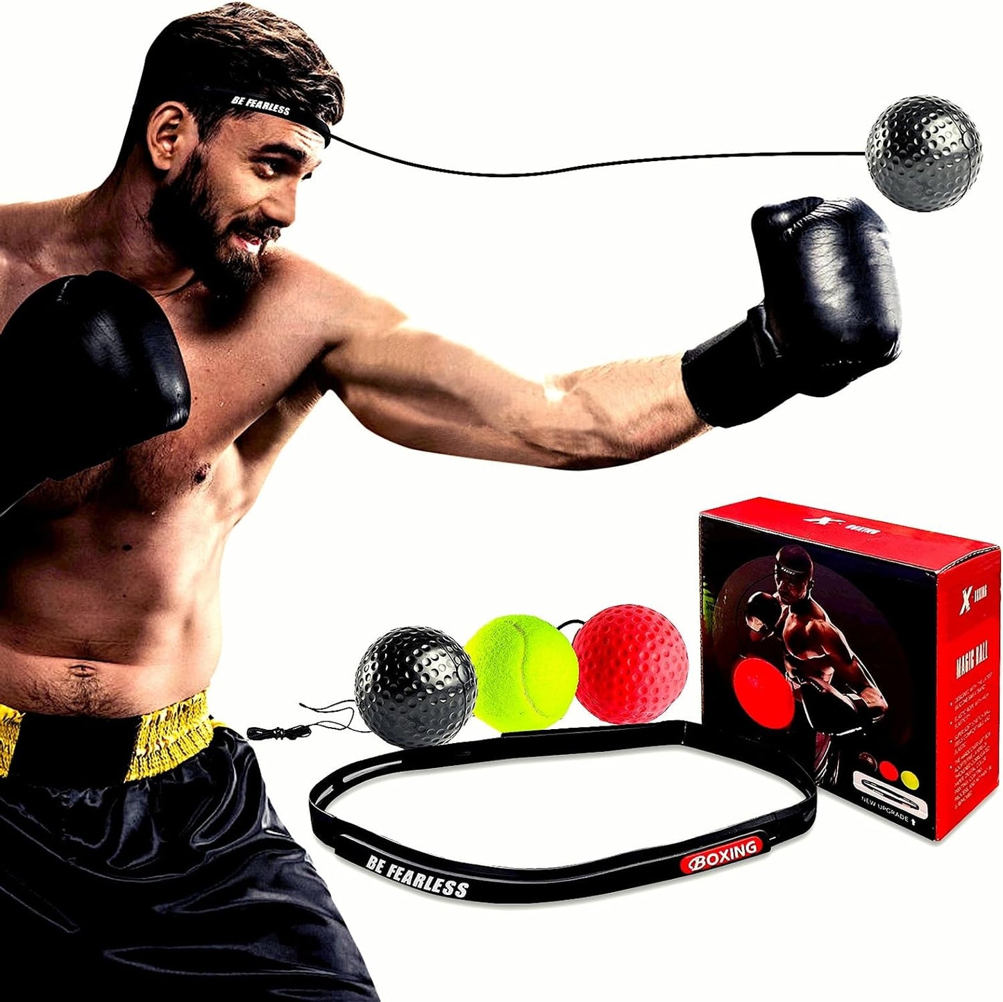 Improve Hand-Eye Coordination with JFHH Sports Reflex Ball!