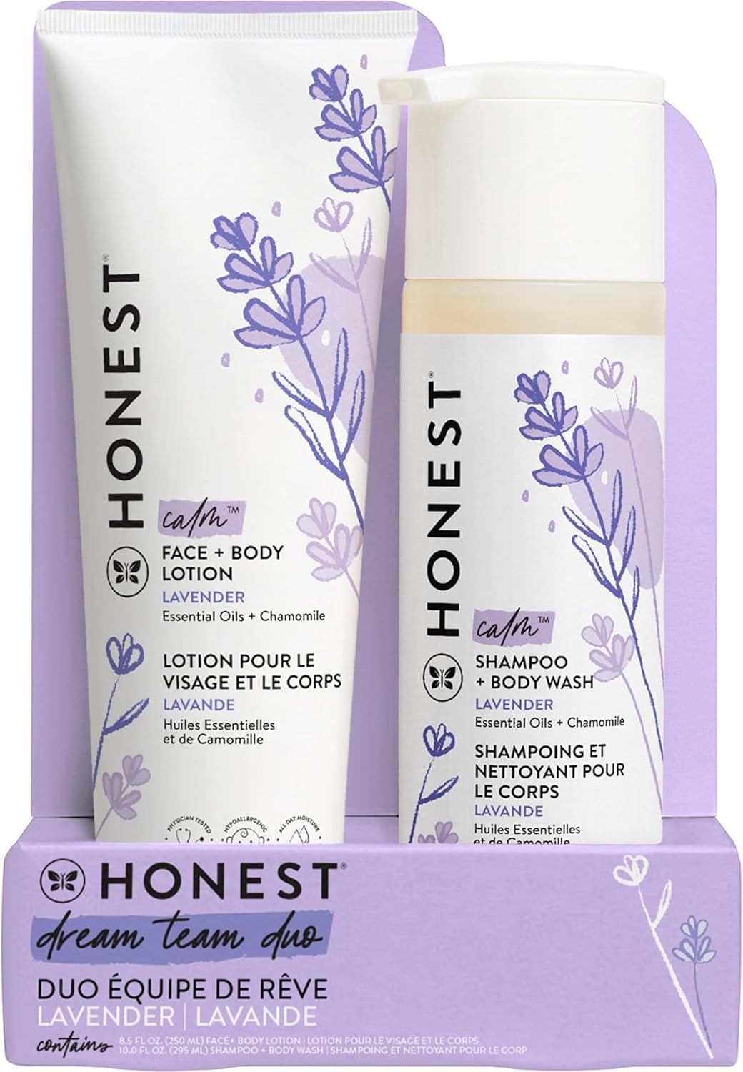 Honest 2-in-1 Baby Care Bundle | Gentle Lavender Calm