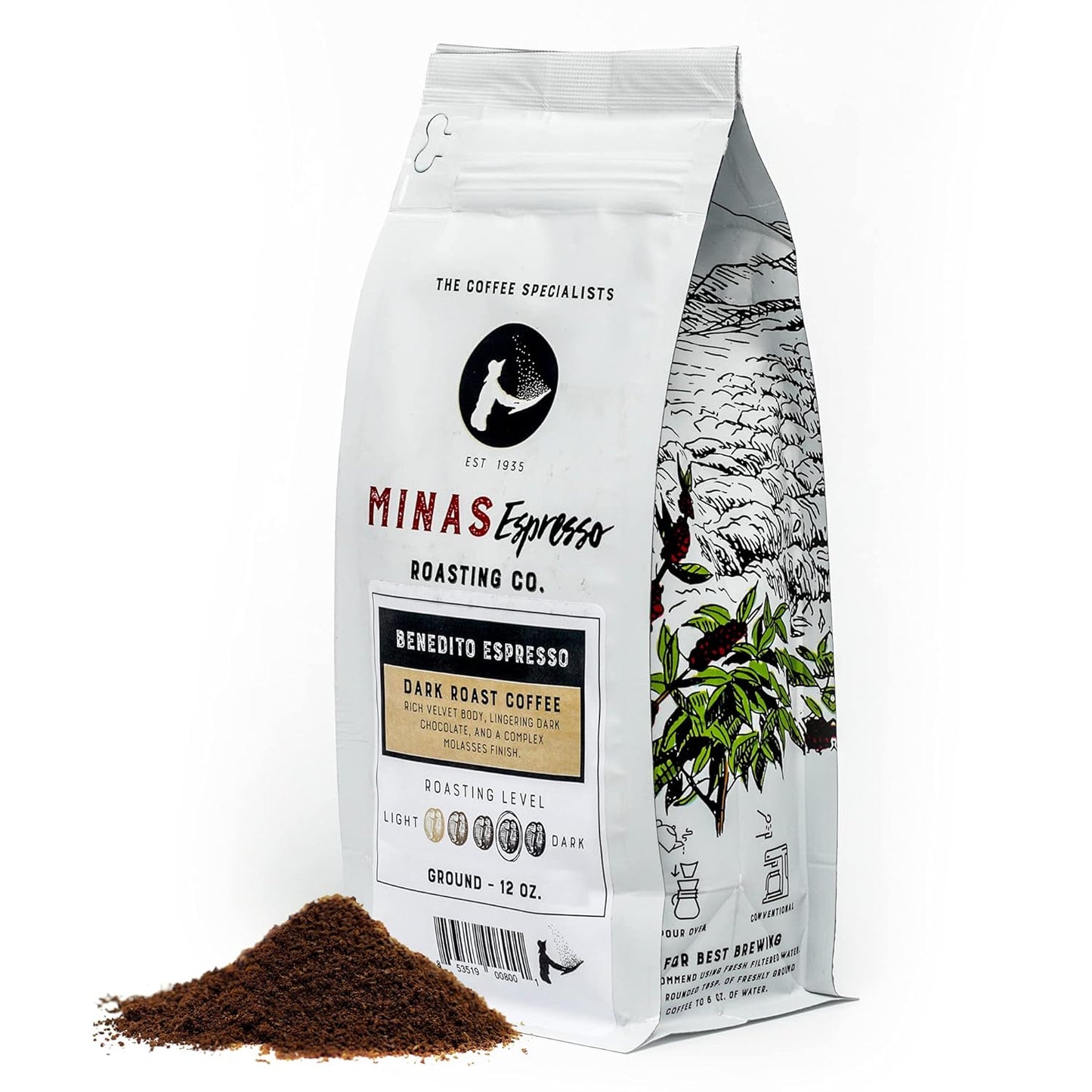 Minas Espresso: Dark Roast Brazilian Coffee - Direct Trade
