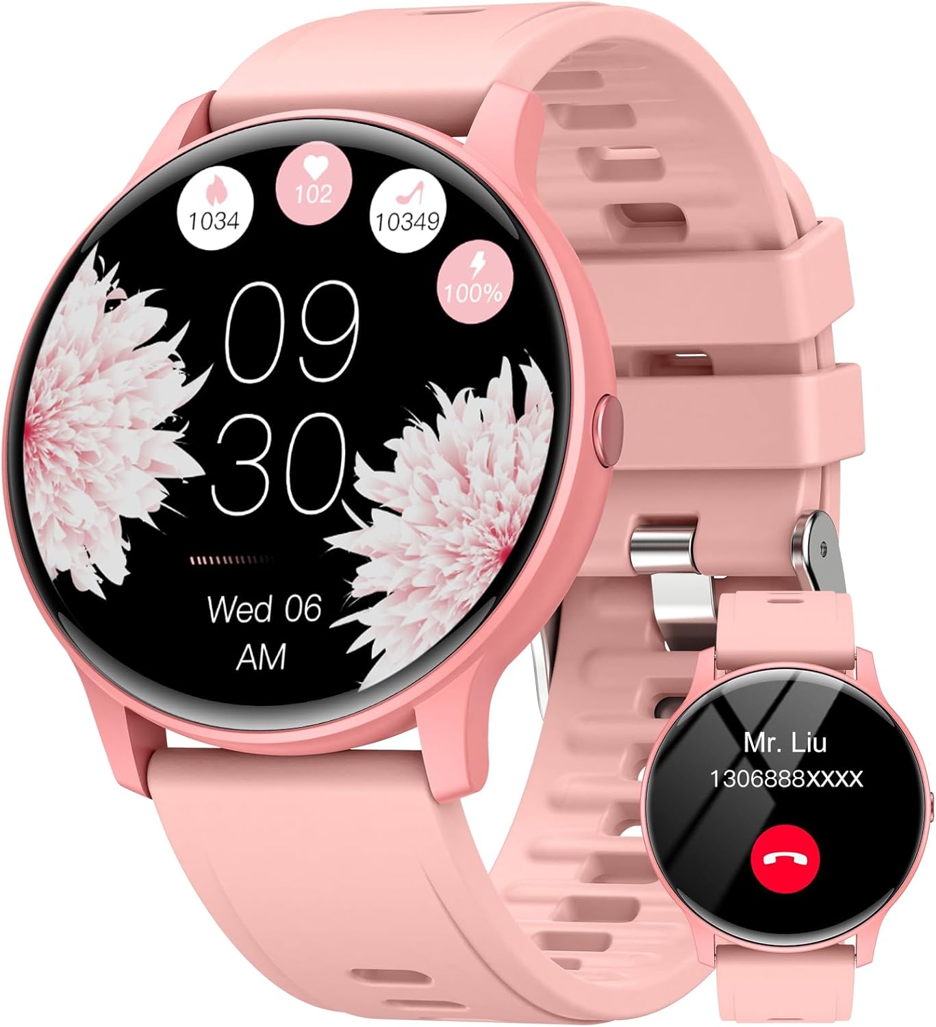 1.3 Smart Watch for Women: 24 Sports Modes