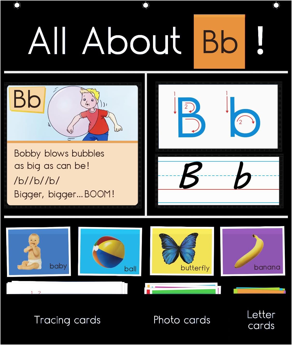 All About Letter Pocket Chart for Daily Alphabet Learning Fun