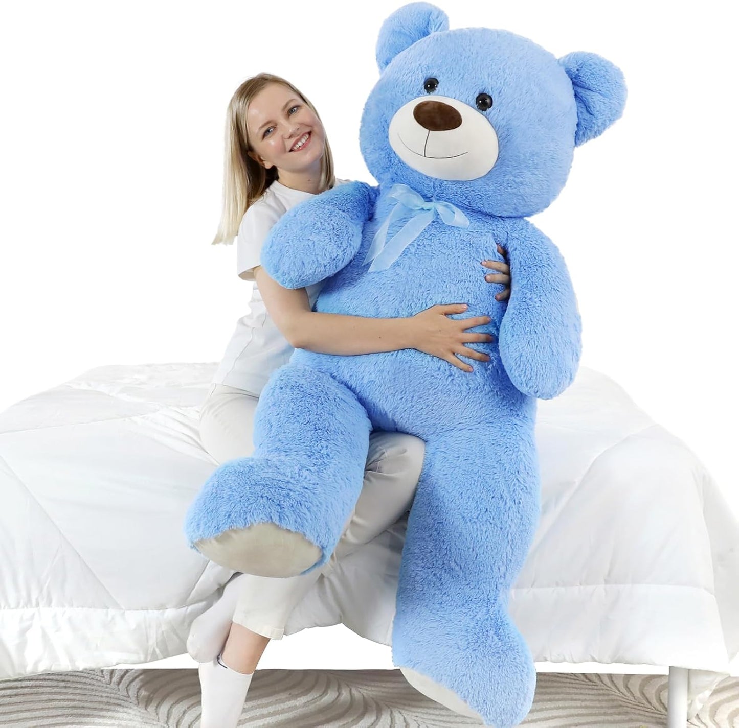 MorisMos Giant Teddy Bear Stuffed Animal 51in for Loved Ones
