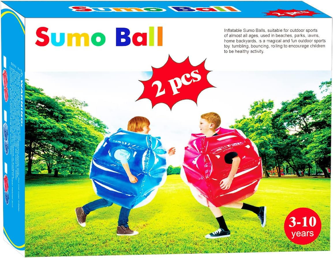 Wearable Inflatable Sumo Balls for Kids - Fun Outdoor Game