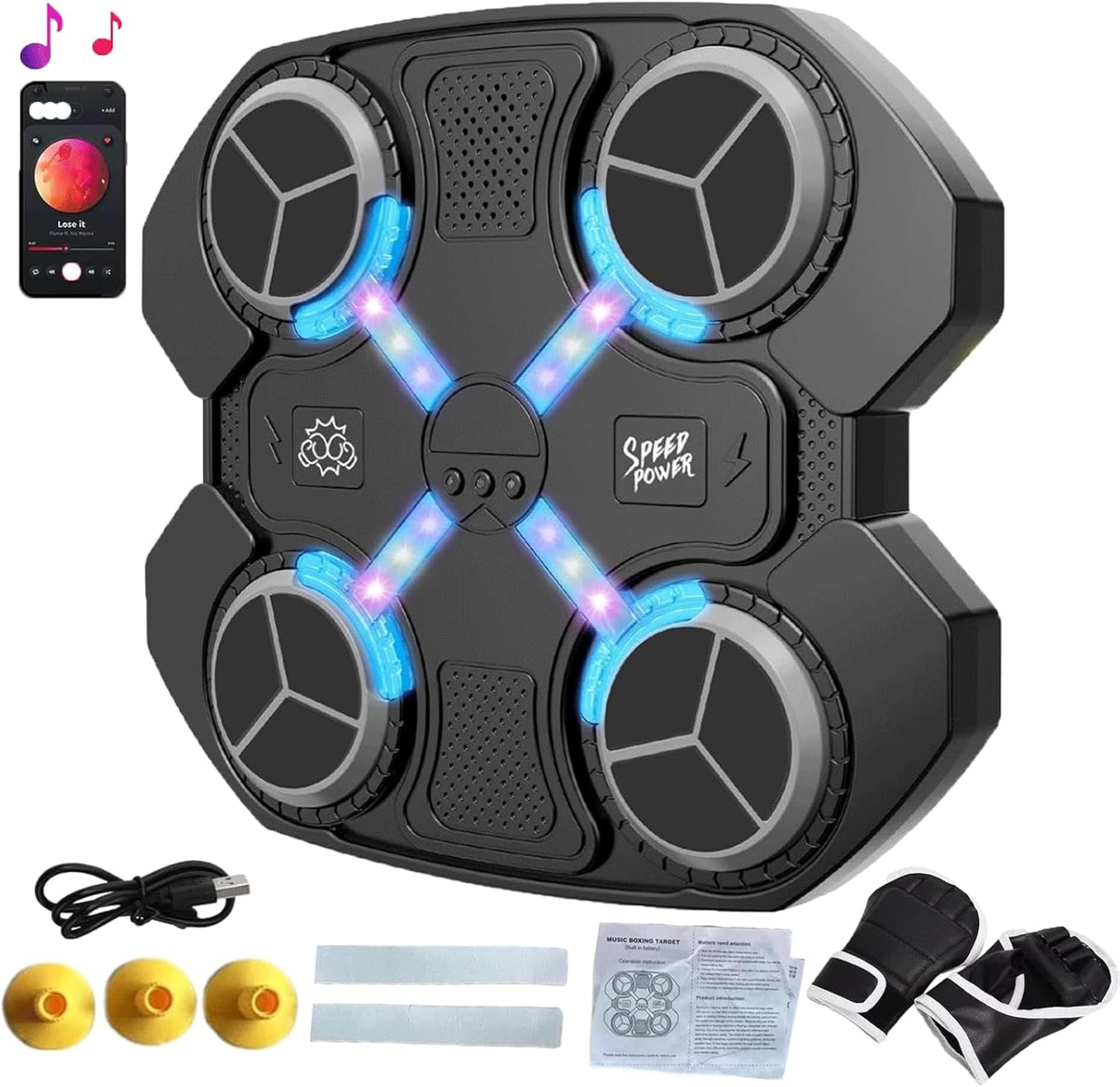 Interactive LED Kids Boxing Set