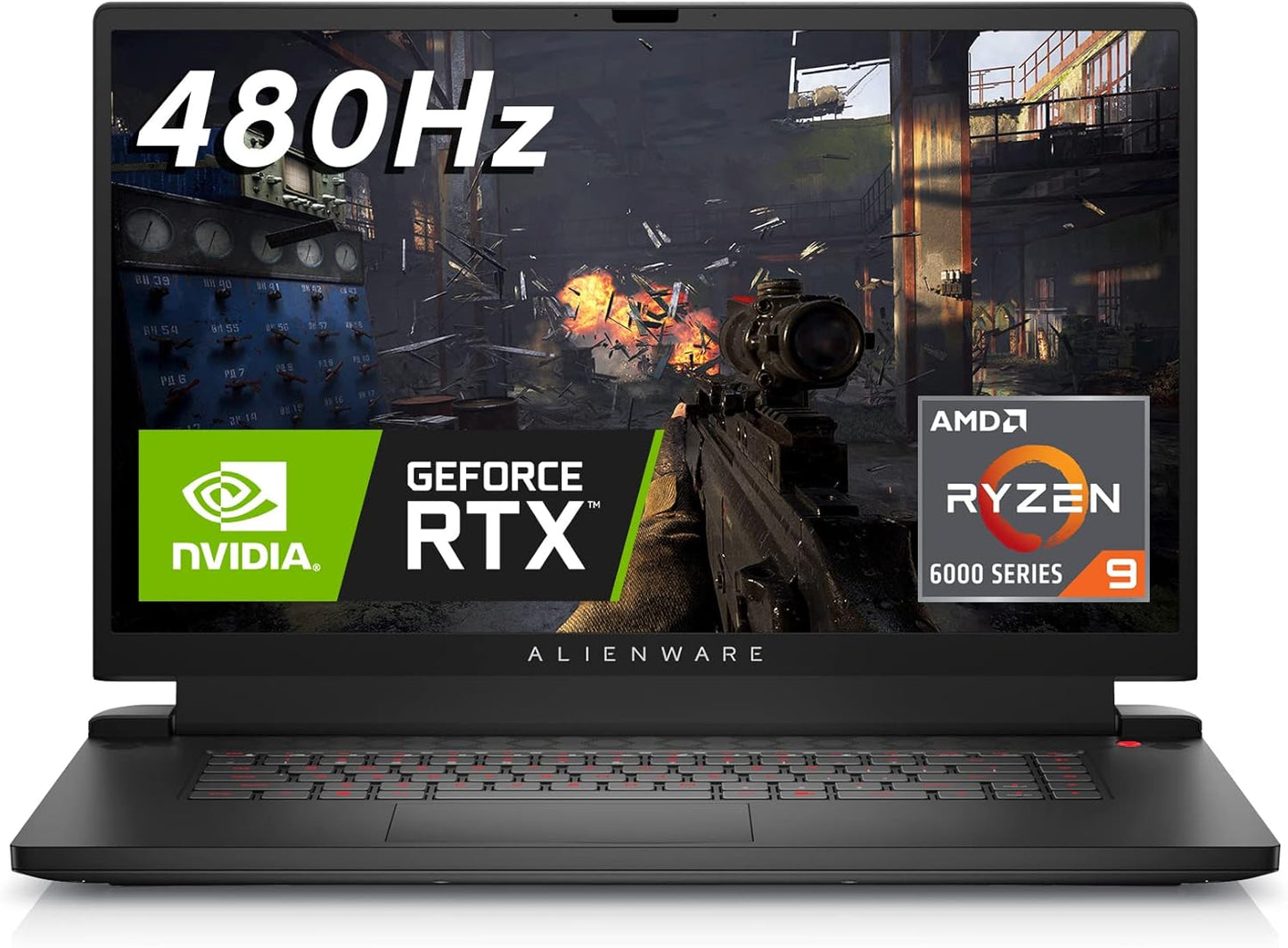 Dell Alienware M17R5 360Hz Gaming Laptop - Ultimate AMD Ryzen 9 Power