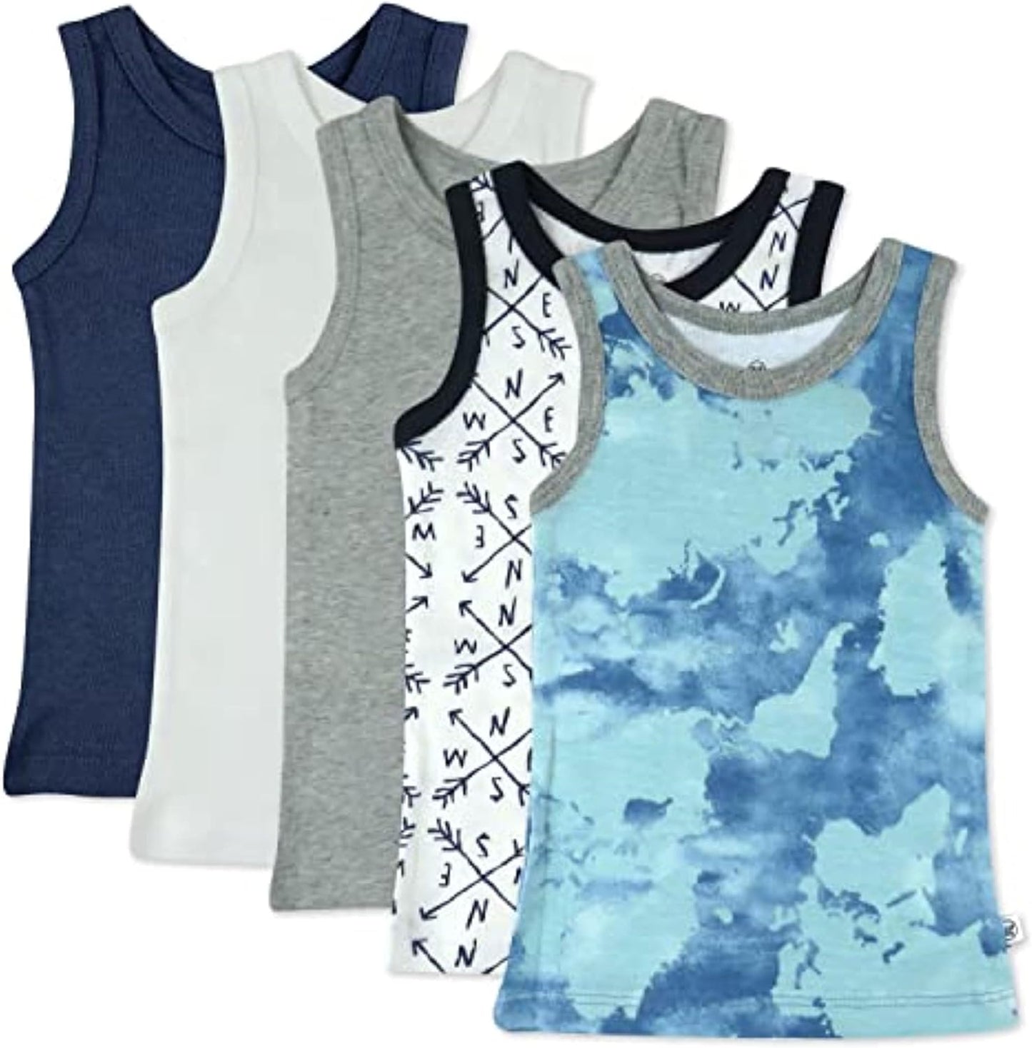 HonestBaby Sleeveless Muscle T-Shirts for Infant and Toddler Wear