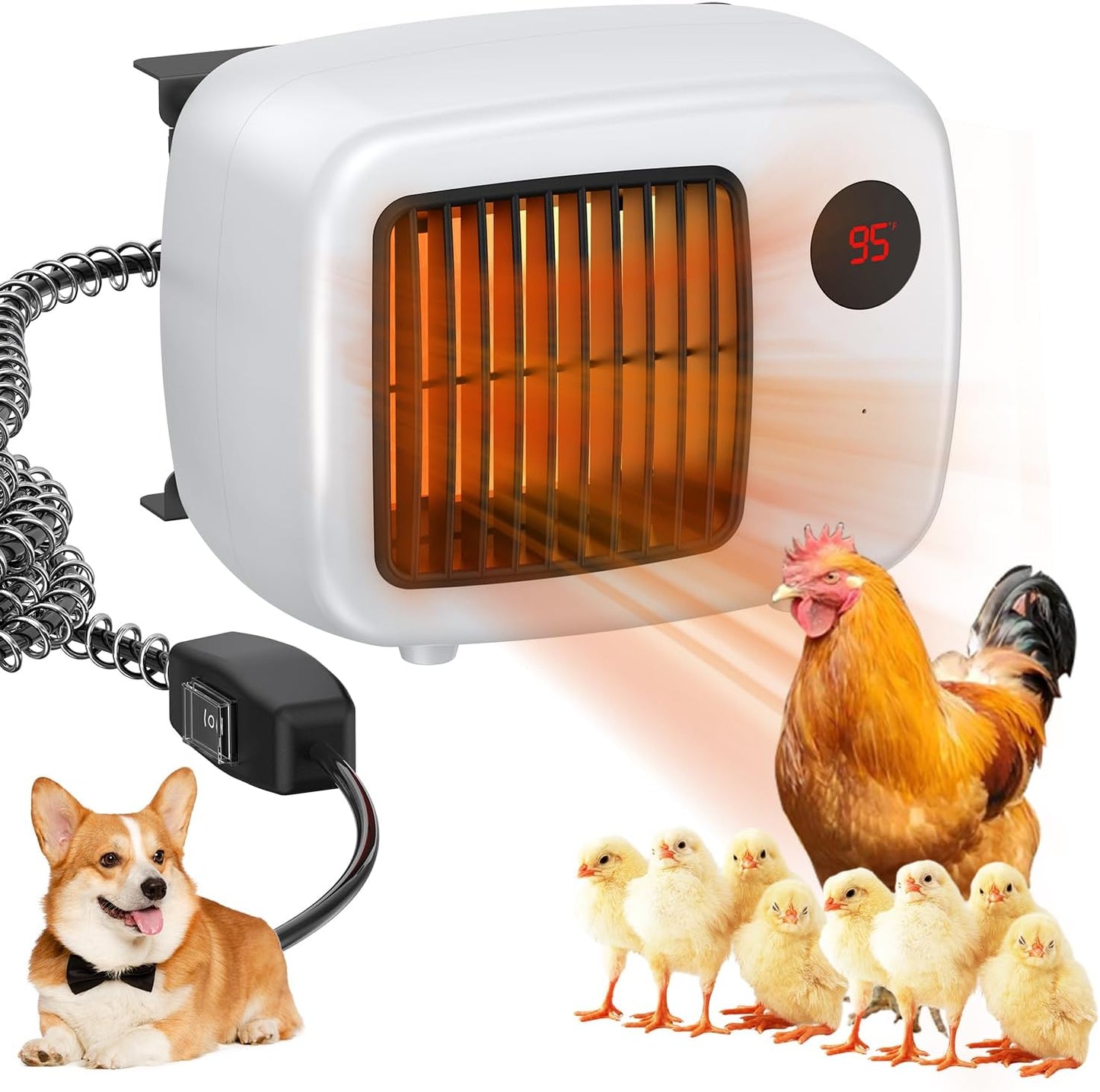 Safe & Fast Heating for Pets - Chtoocy Dog House Heater