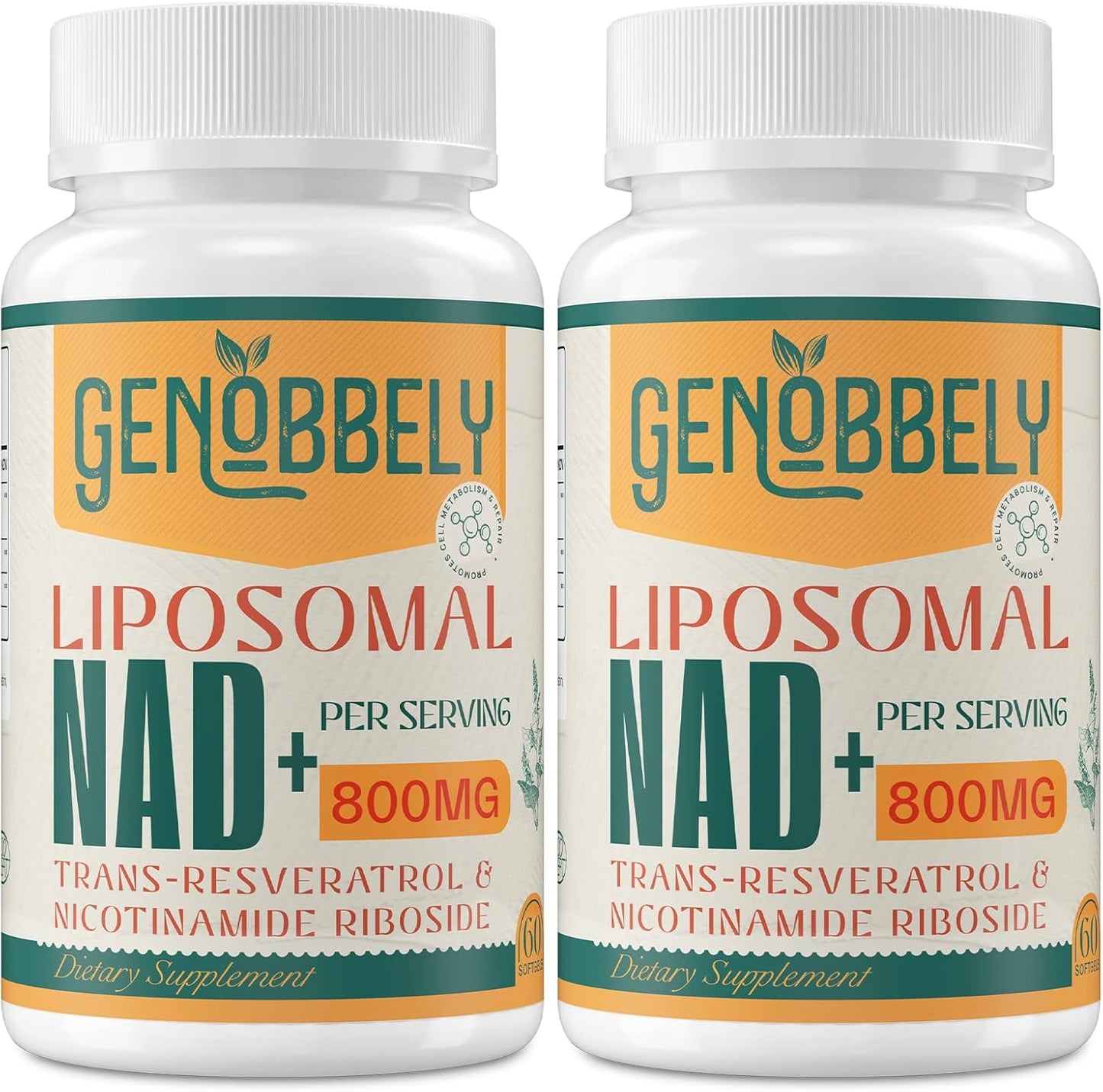 800 mg Liposomal NAD+ Supplement for Healthy Aging Support