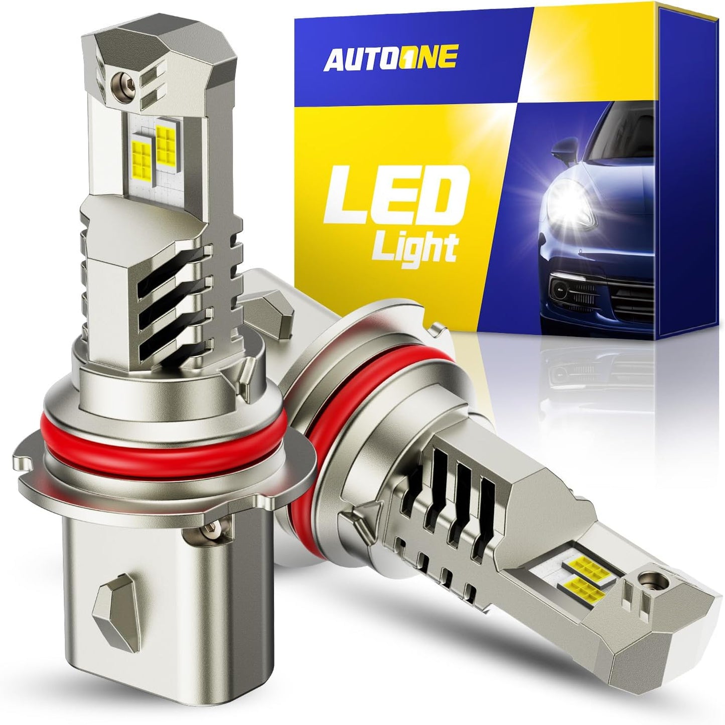 AUTOONE 9007 LED Bulb: 800% Brighter, Quick Install & More