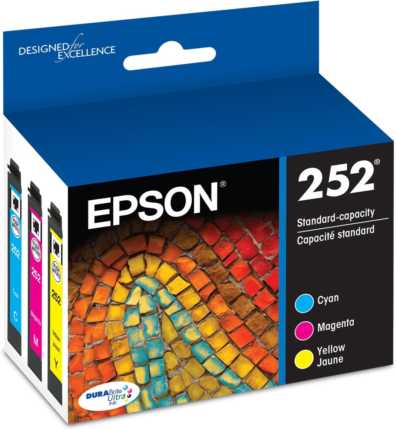 EPSON 252 DURABrite Ultra Ink Combo Pack for Quality Prints