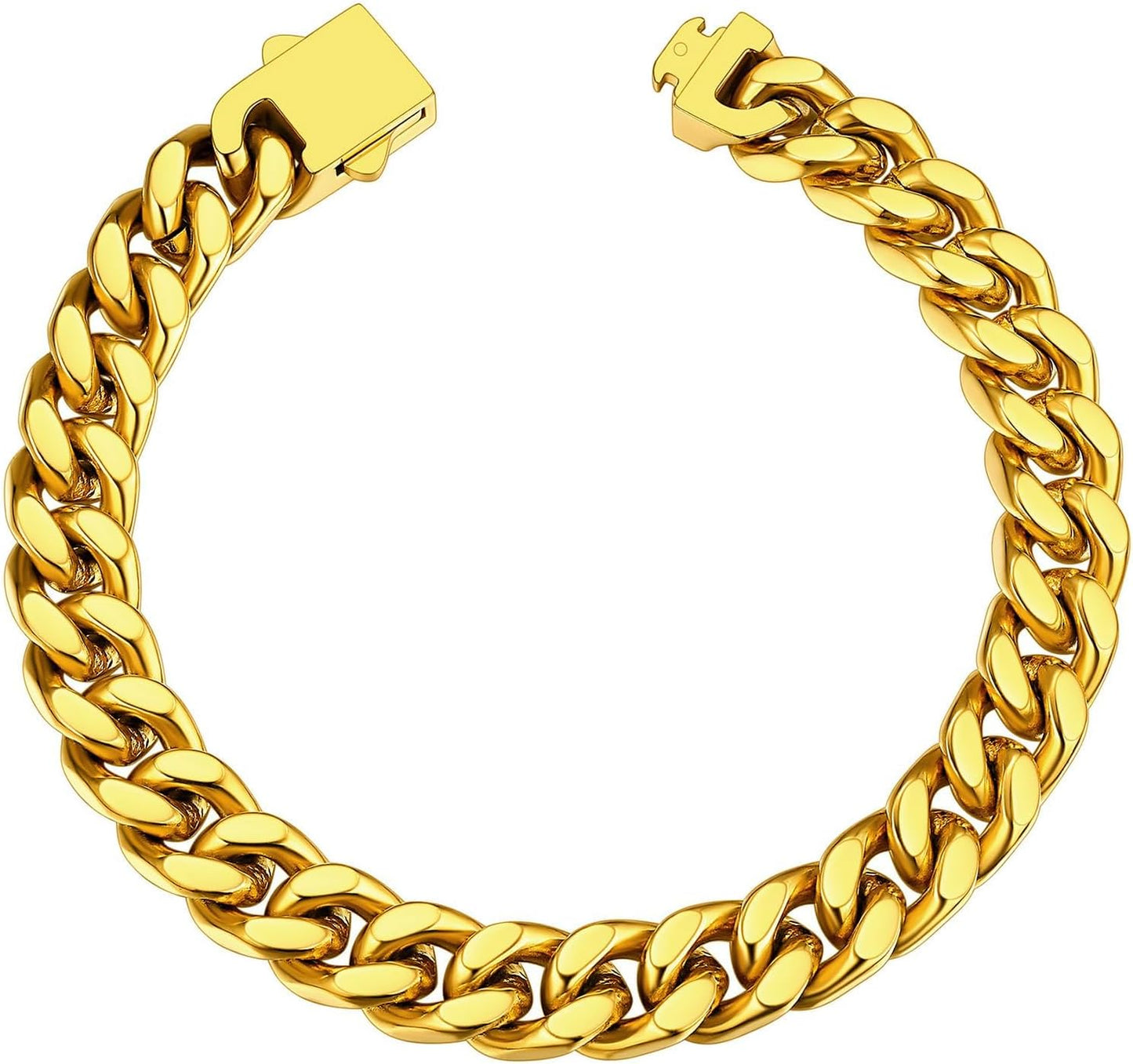 Stainless Steel Cuban Link Bracelet for Men - Stylish Gift Option