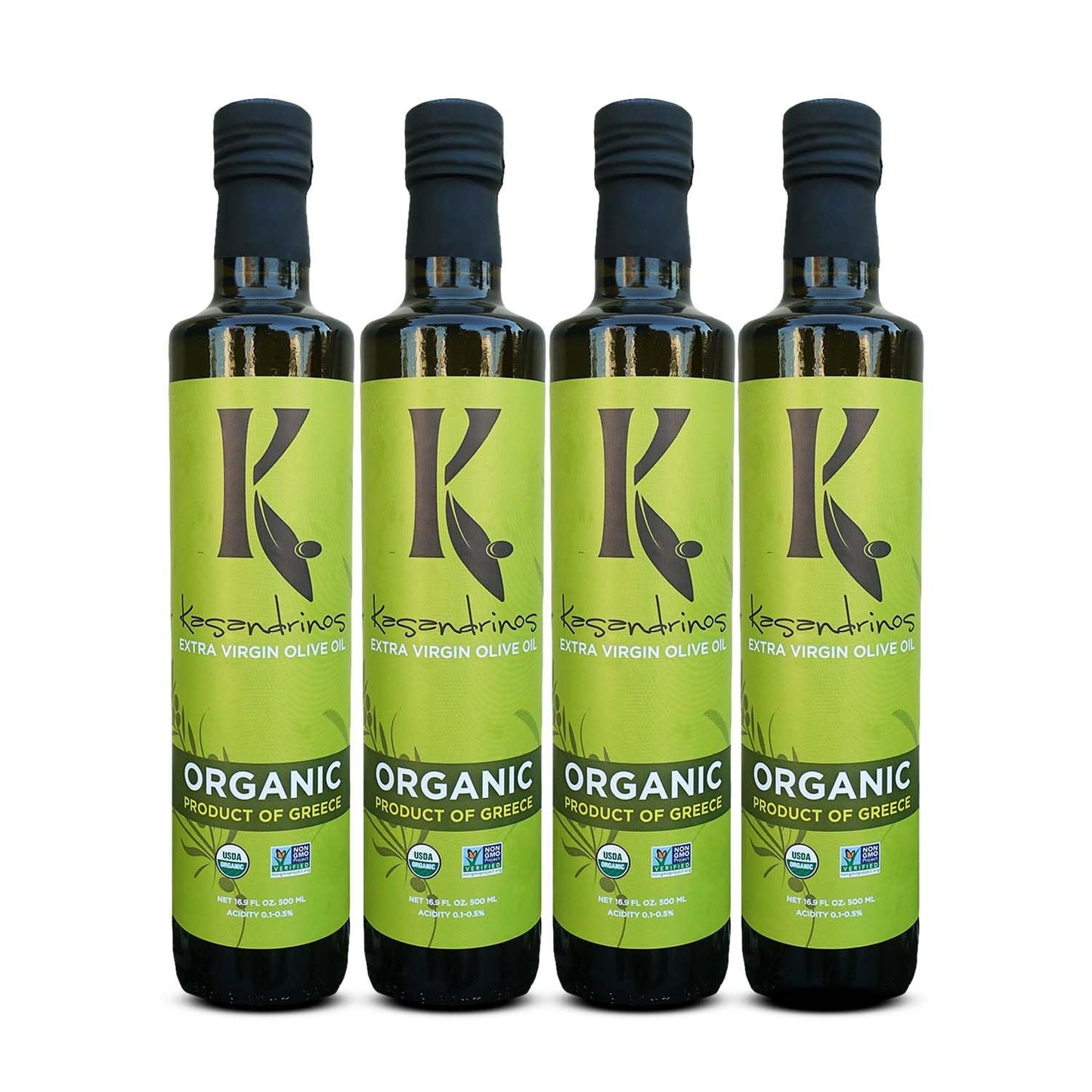 Kasandrinos Organic Extra Virgin Olive Oil - Polyphenol Rich Flavor