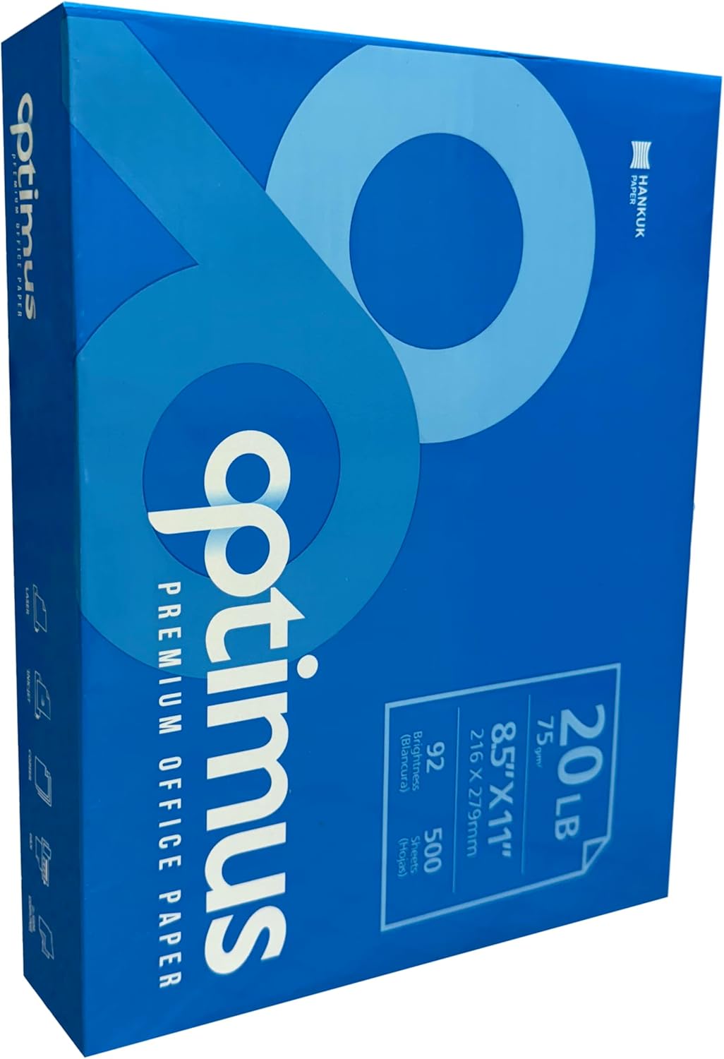 UOFFICE White Printer Paper - 500 Sheets, 8.5 x 11 - Multipurpose Copy & Print Paper