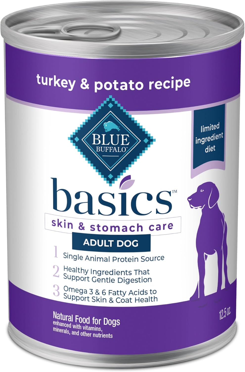 Blue Buffalo Basics Grain-Free Wet Dog Food for Skin Care