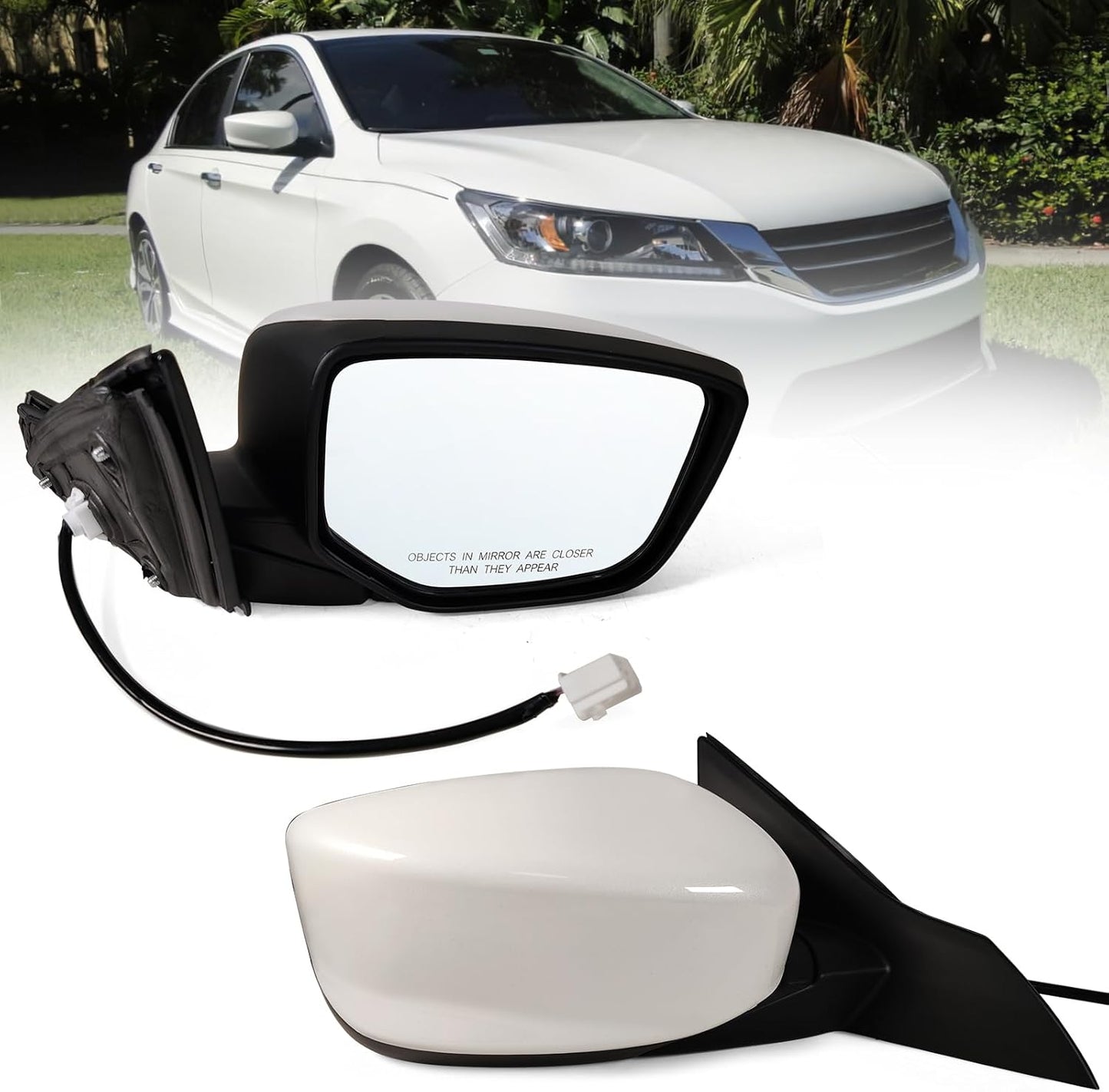 Right Passenger Side Mirror for 2013-2017 Honda Accord Sedan/Coupe