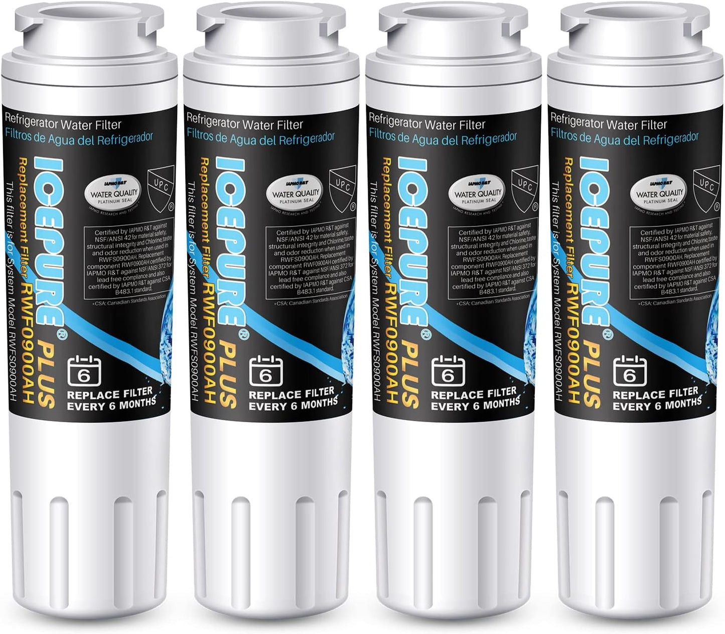 ICEPURE Plus NSF Certified UKF8001 Water Filter for Maytag & Whirlpool