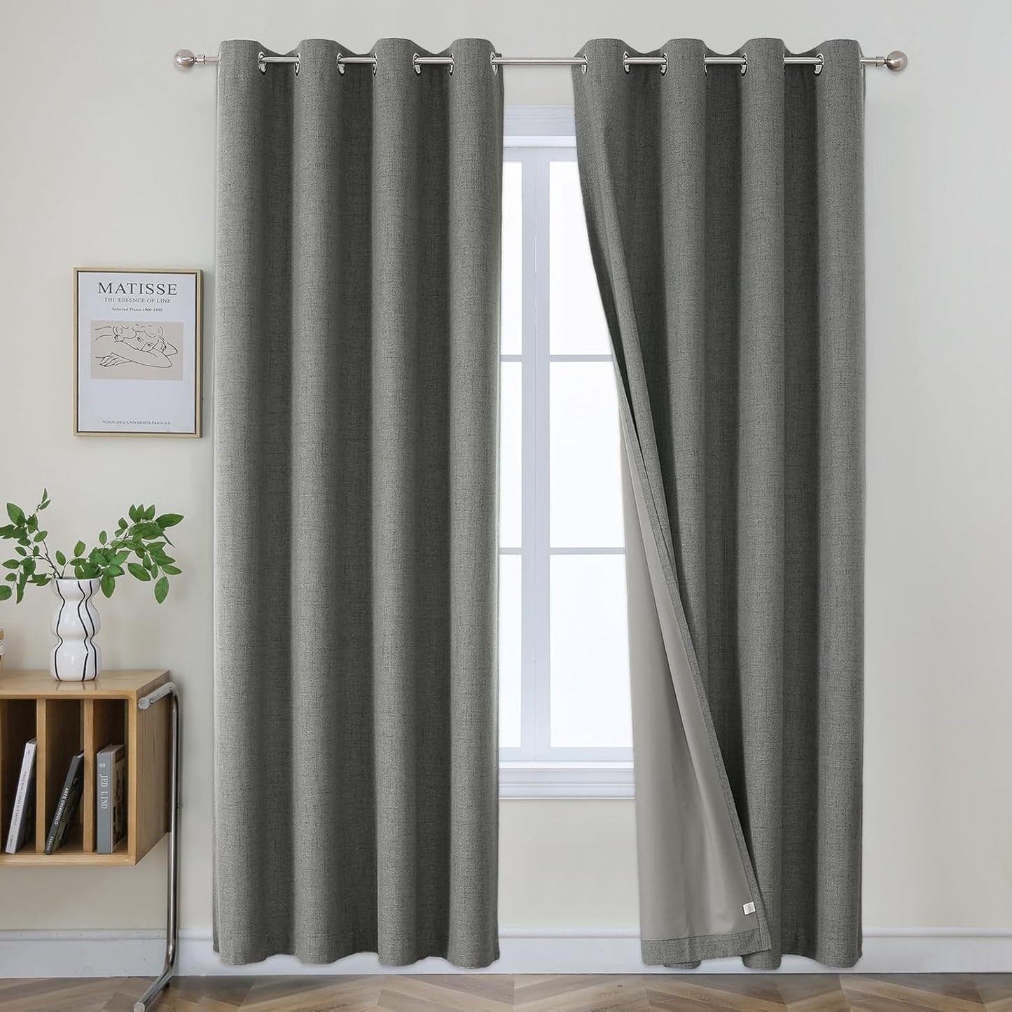 Joydeco Blackout Curtains 95 Inches Long for Total Darkness