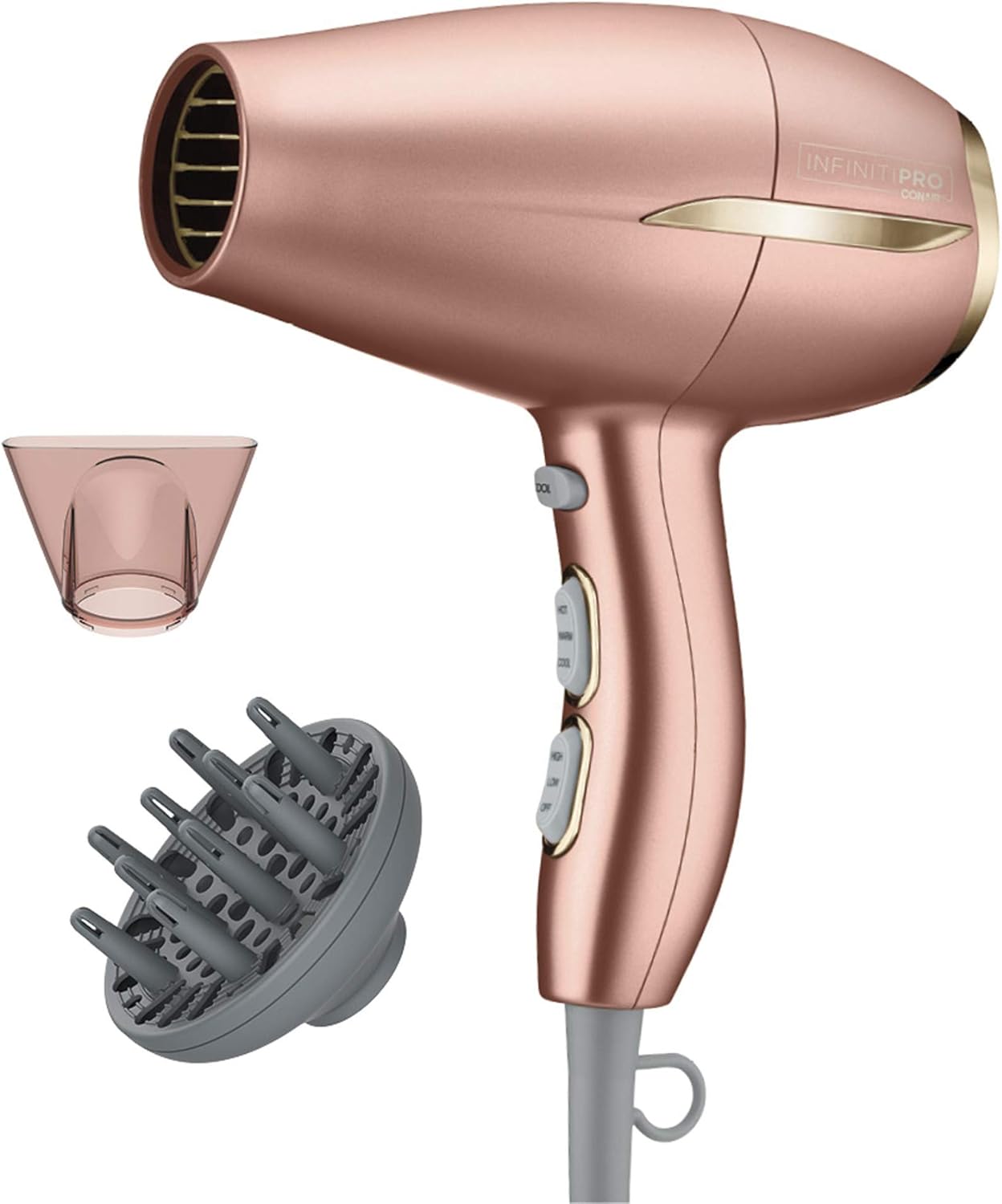 Conair Frizz-Free Compact Hair Dryer: 2X Shine, 3X Frizz Control!