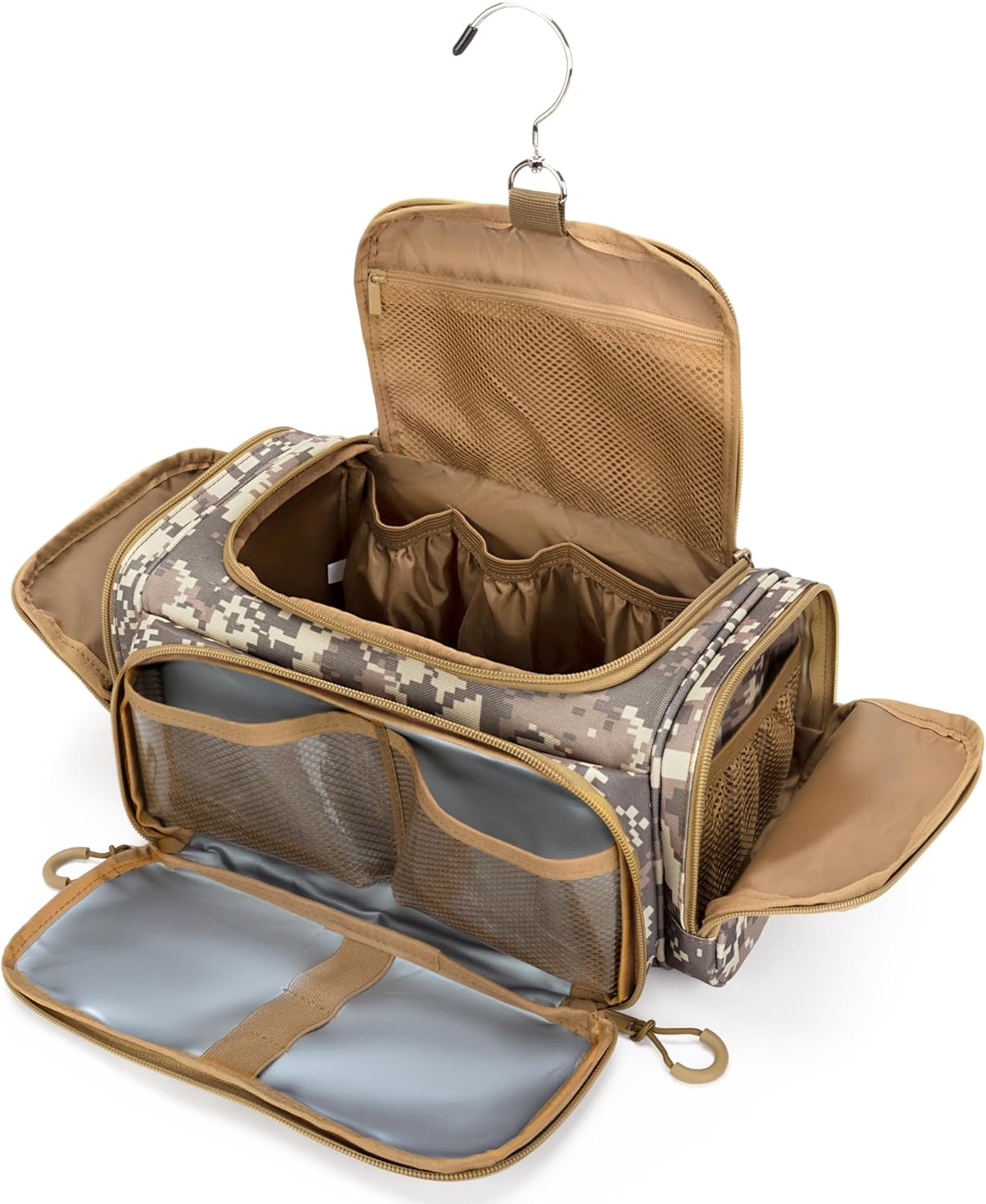 Tactical Toiletry Bag for Men - Spacious Hanging Organizer