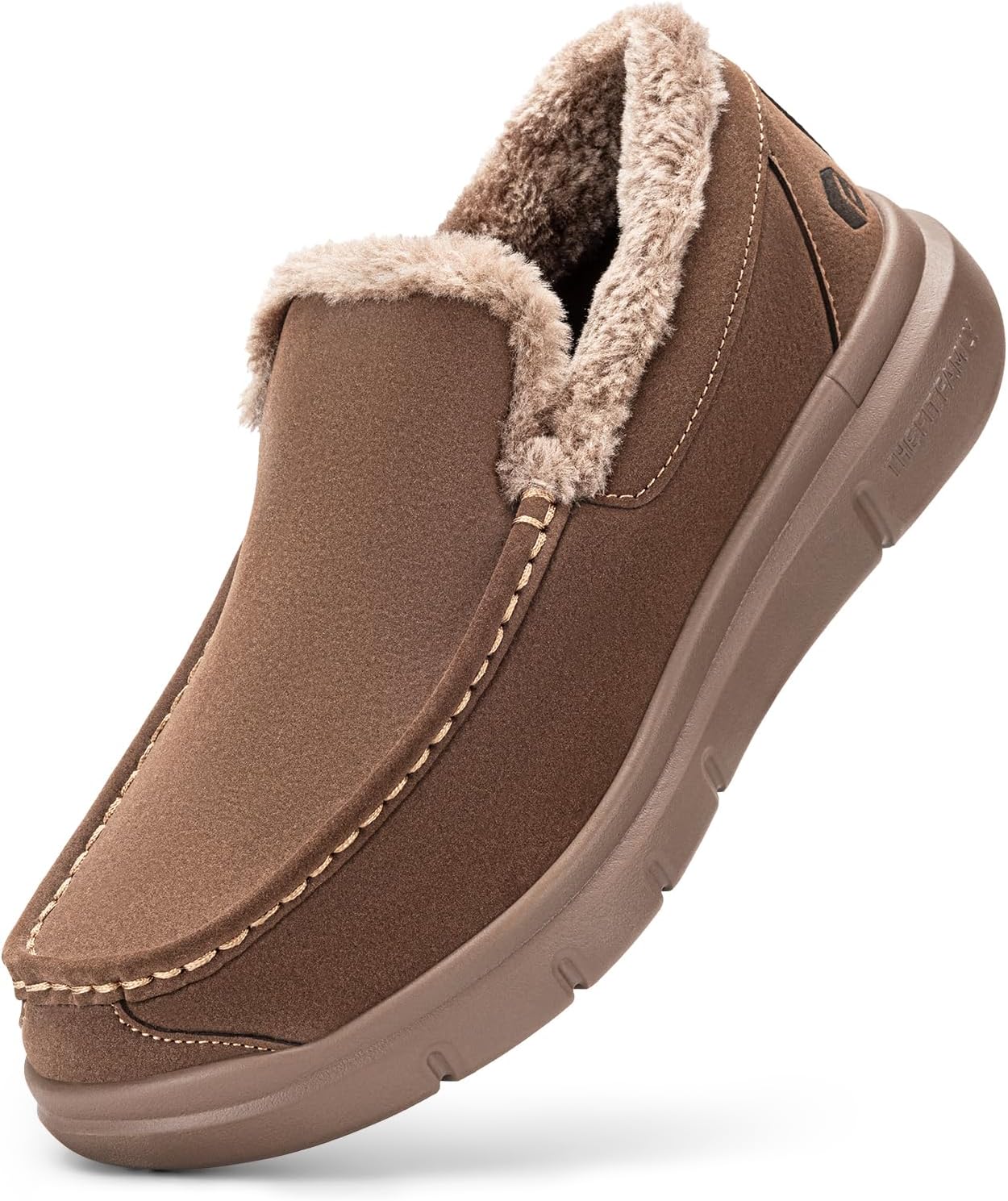 FitVille Extra Wide Men Slippers for Comfort and Warmth