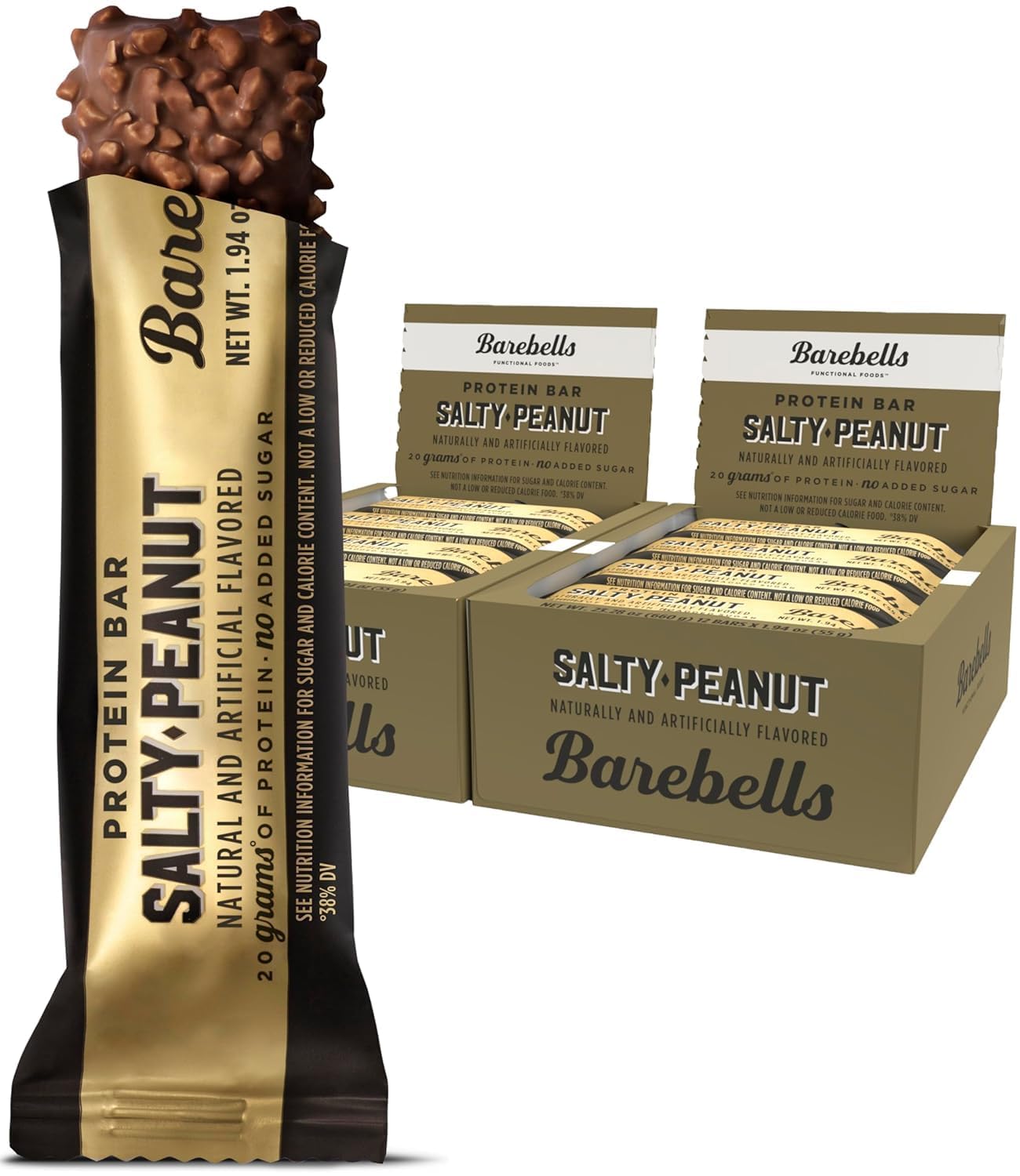 Barebells Protein Bars Salty Peanut - Delicious Protein Snack