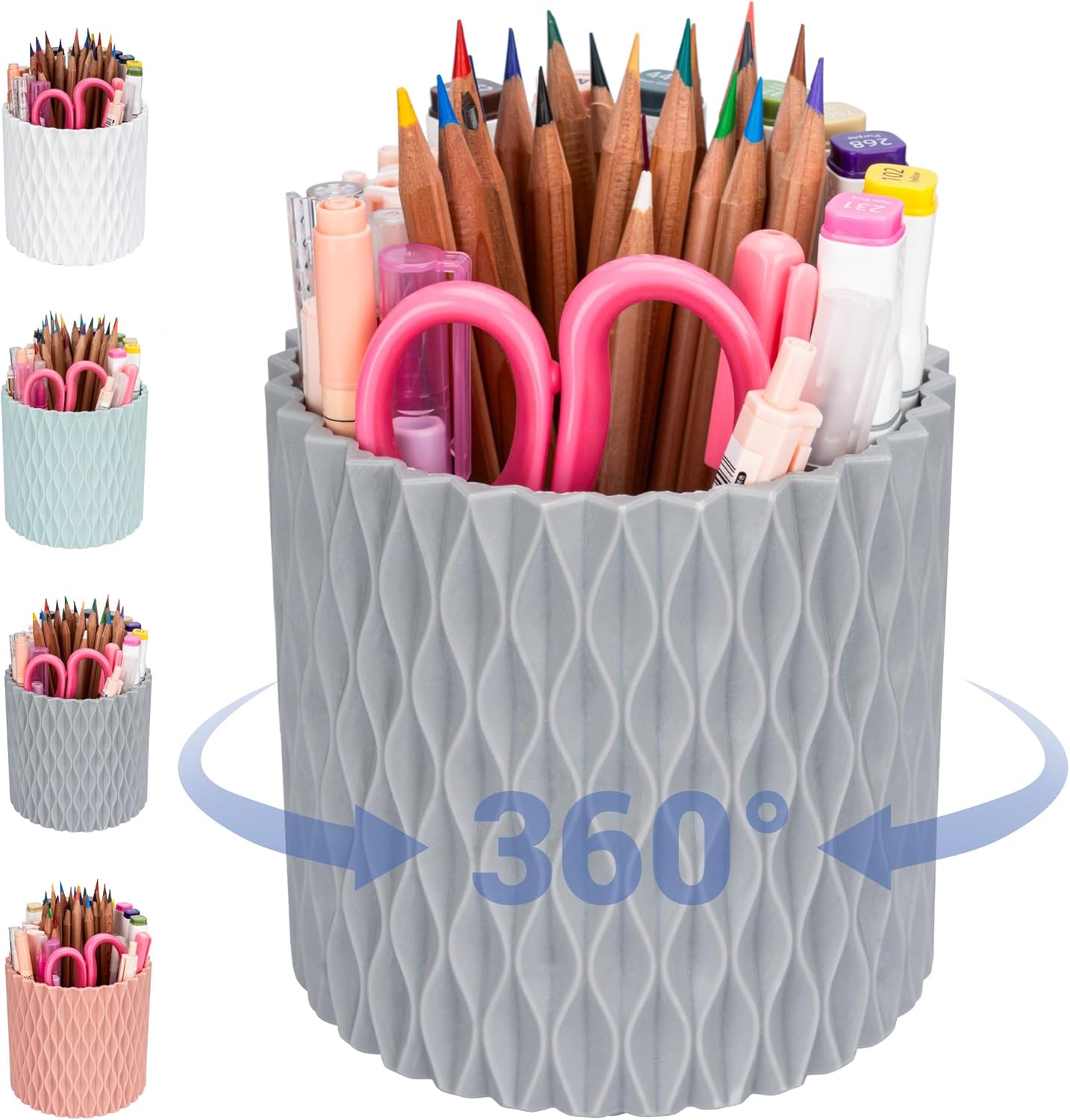 360 Rotation Pencil Holder - Organize in Style!