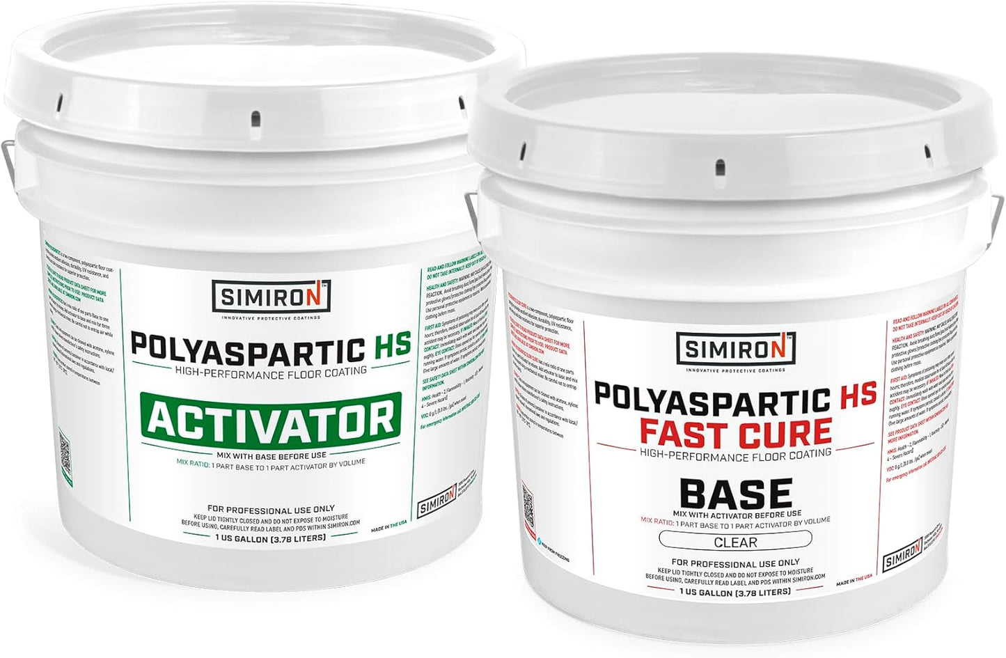 Polyaspartic High Solids Topcoat Coating System for Floors