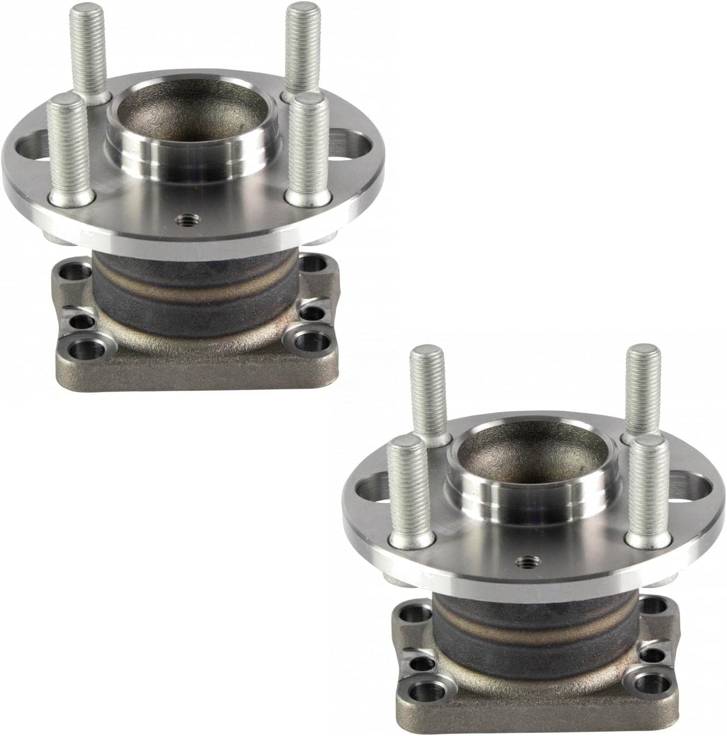 TRQ Rear Wheel Bearing & Hub Assembly Set for Mazda 2 2011-2014