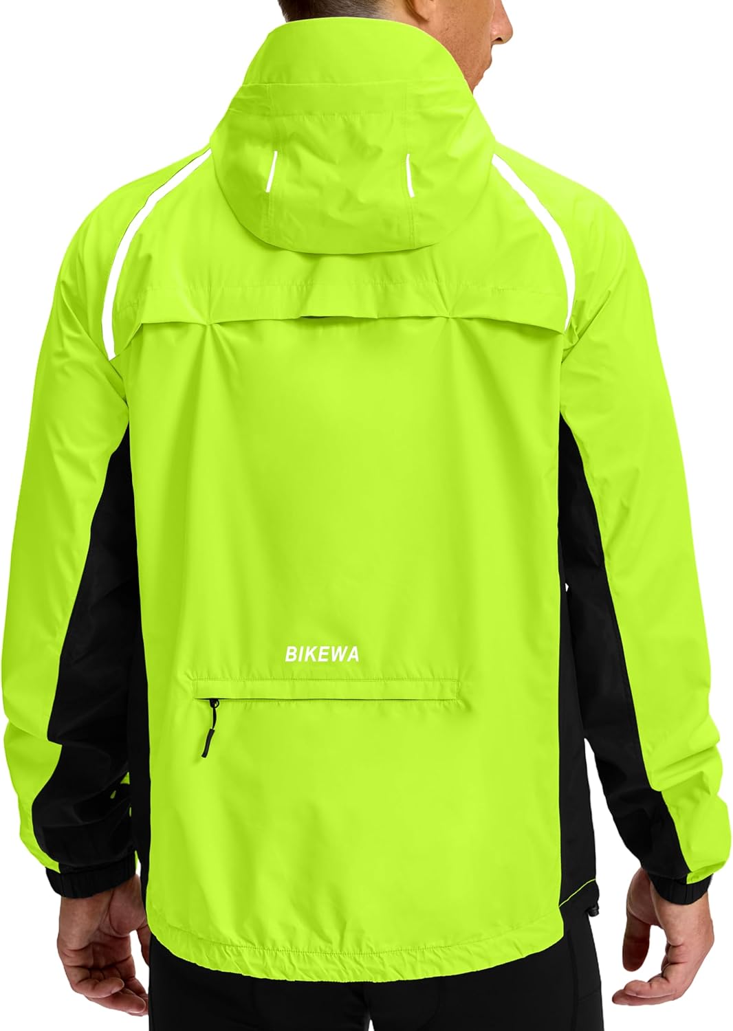 Men's Cycling Rain Jackets Waterproof Lightweight Packable Windbreaker
