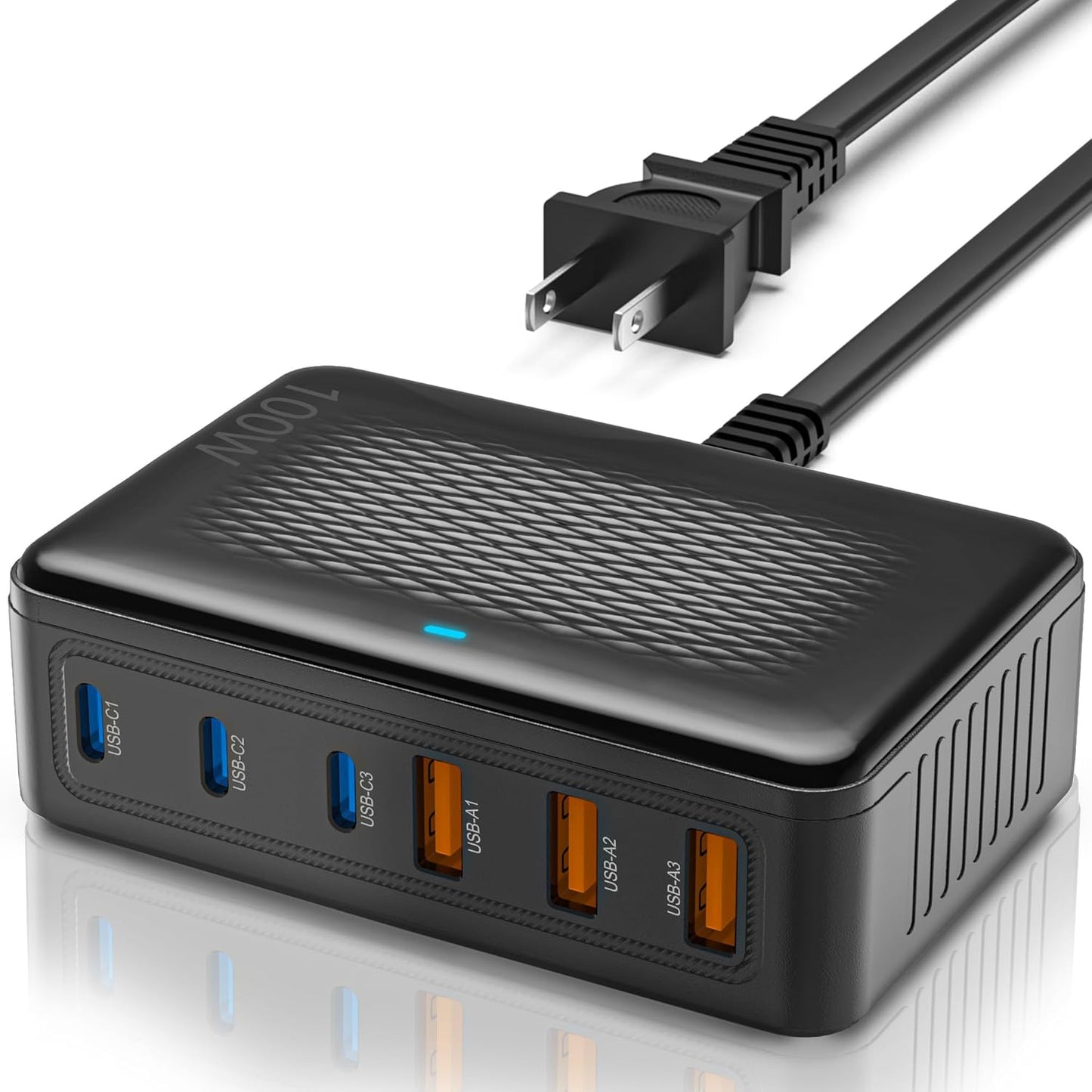 Fast Charge 6 Device Hub - hibiker