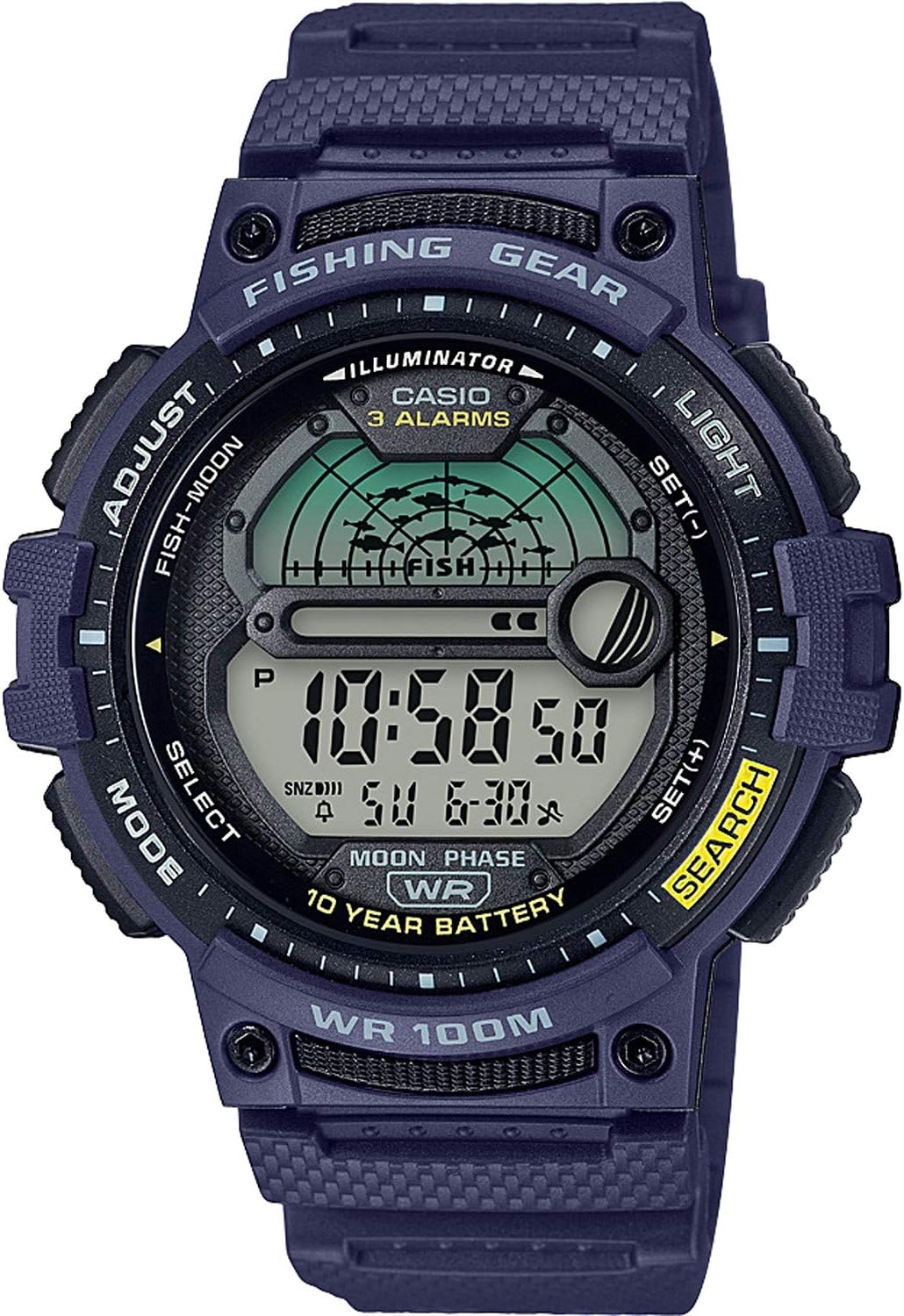 Casio Fishing Timer Watch for Precision Angling