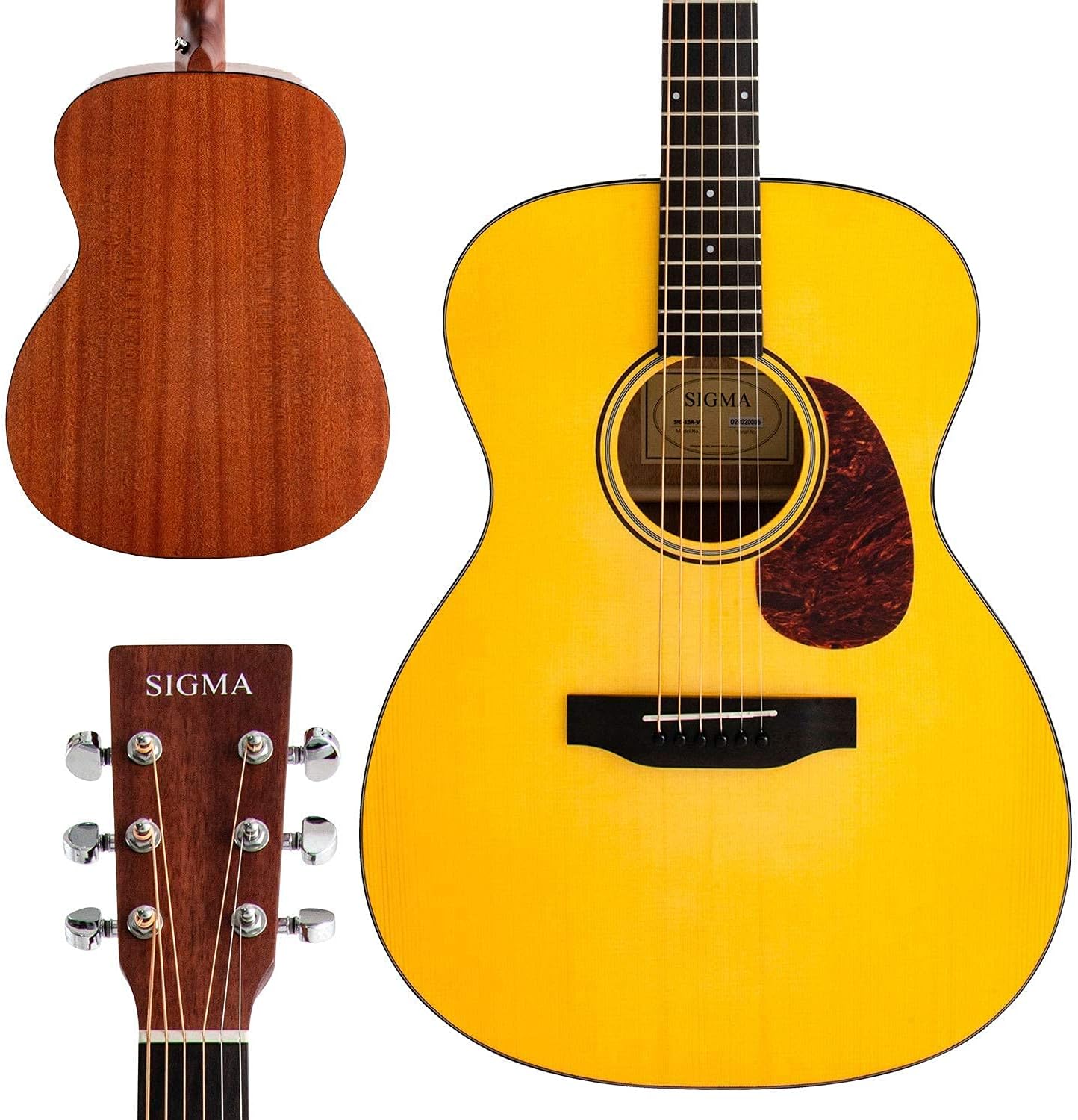 SIGMA 40 Acoustic Guitar with Solid Spruce Top and Mahogany Sides