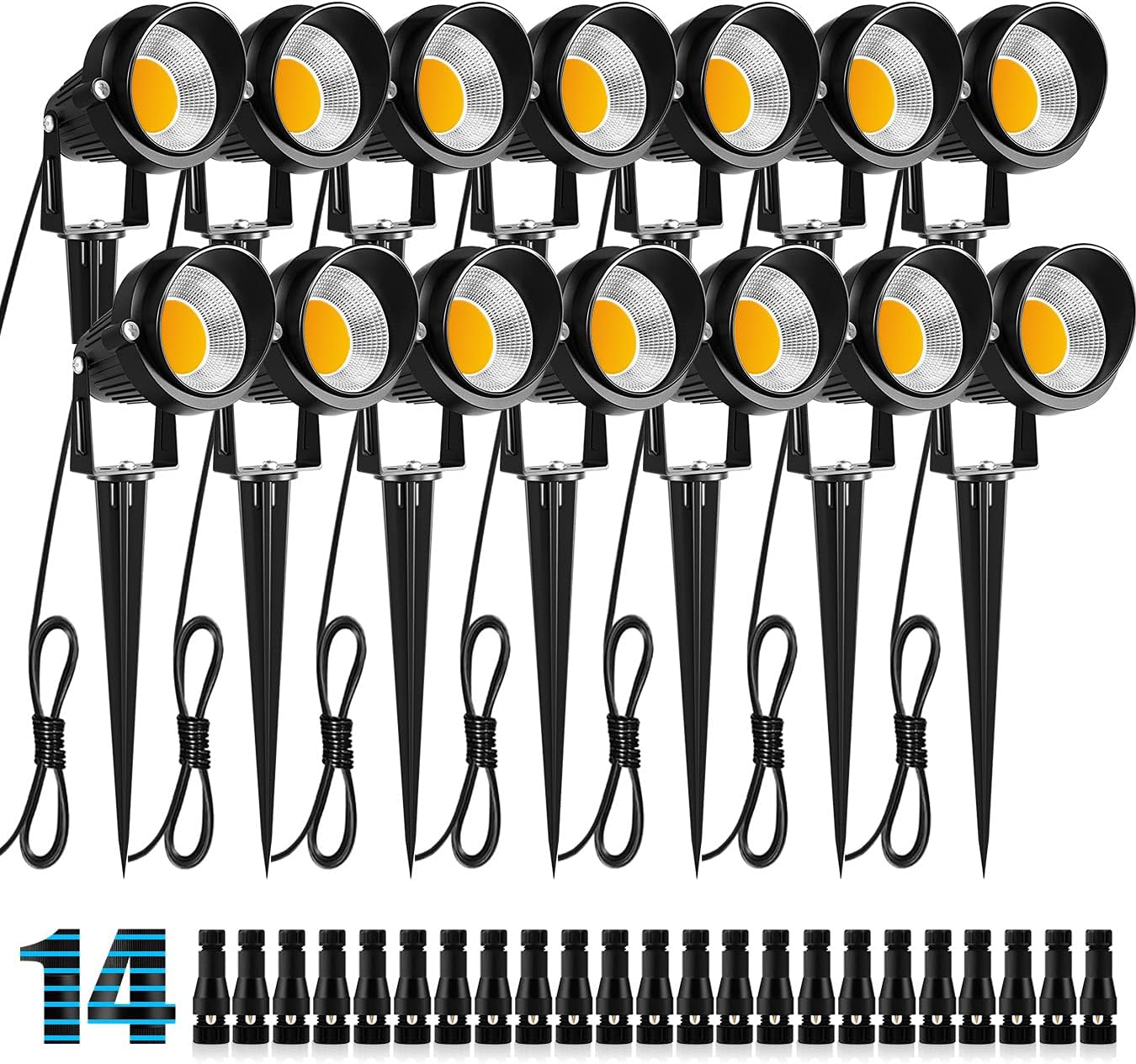 10W Low Voltage Landscape Lights for Outdoor Illumination