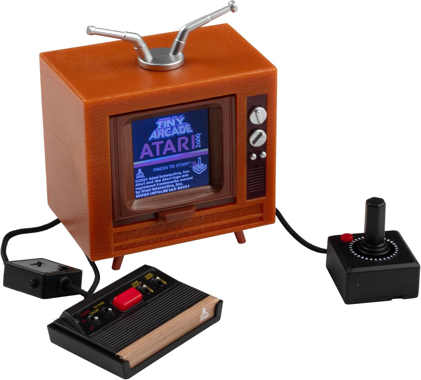 Super Impulse USA Tiny Arcade Atari 2600: Real Gameplay & Sound!