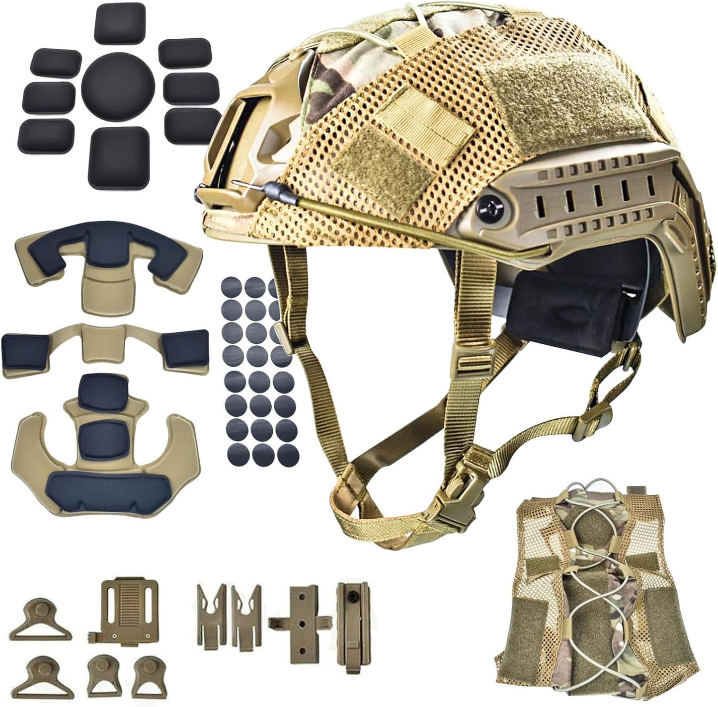 Tactical Fast Helmet Set - Customizable Comfort