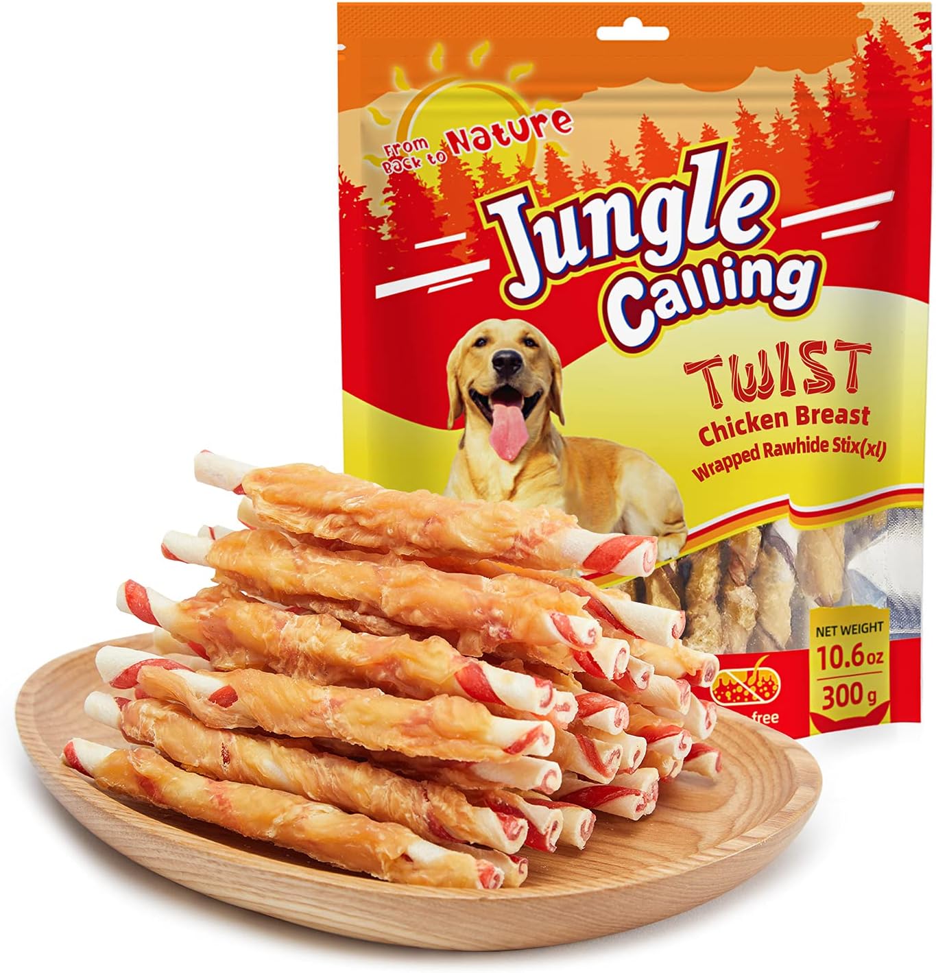 Grain-Free Chicken Wrapped Rawhide Puppy Treats